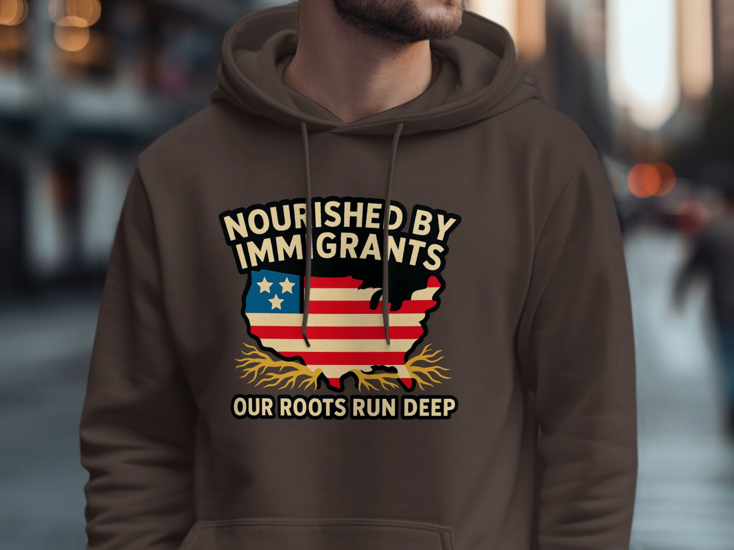 Nourished By Immigrants Our Roots Run Deep product type