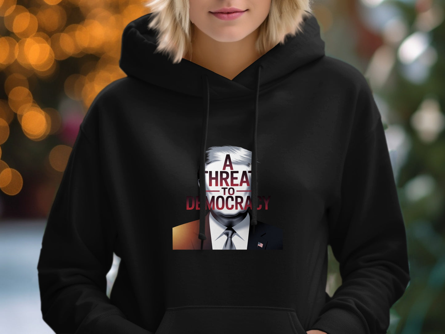 A Threat to Democracy Hoodie Casual Sweatshirt product