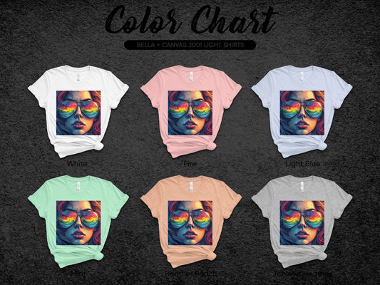 Artistic Graphic Tees in Various Vibrant Colors product type