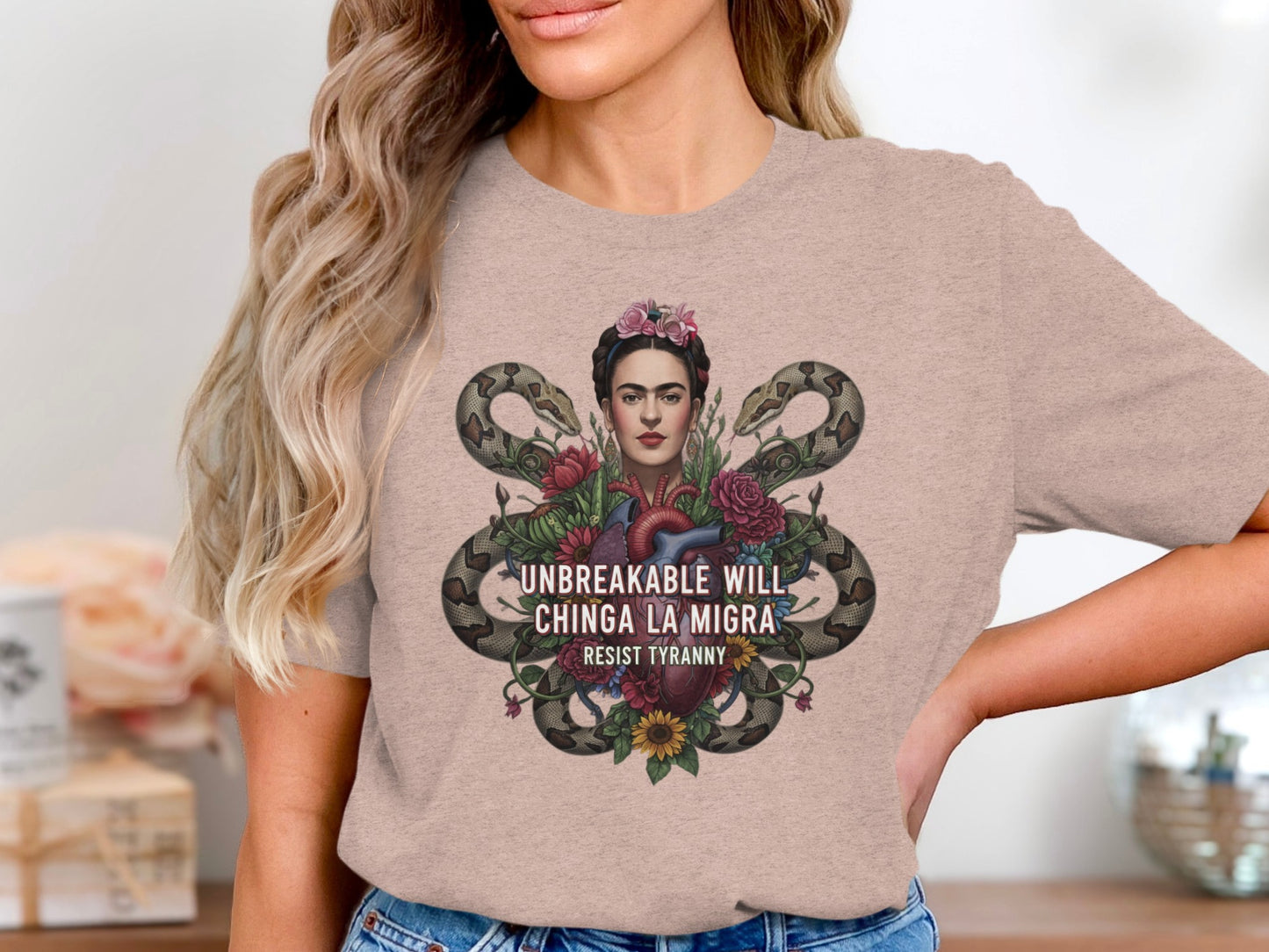 Unbreakable Will Chinga La Migra Resist Tyranny product type
