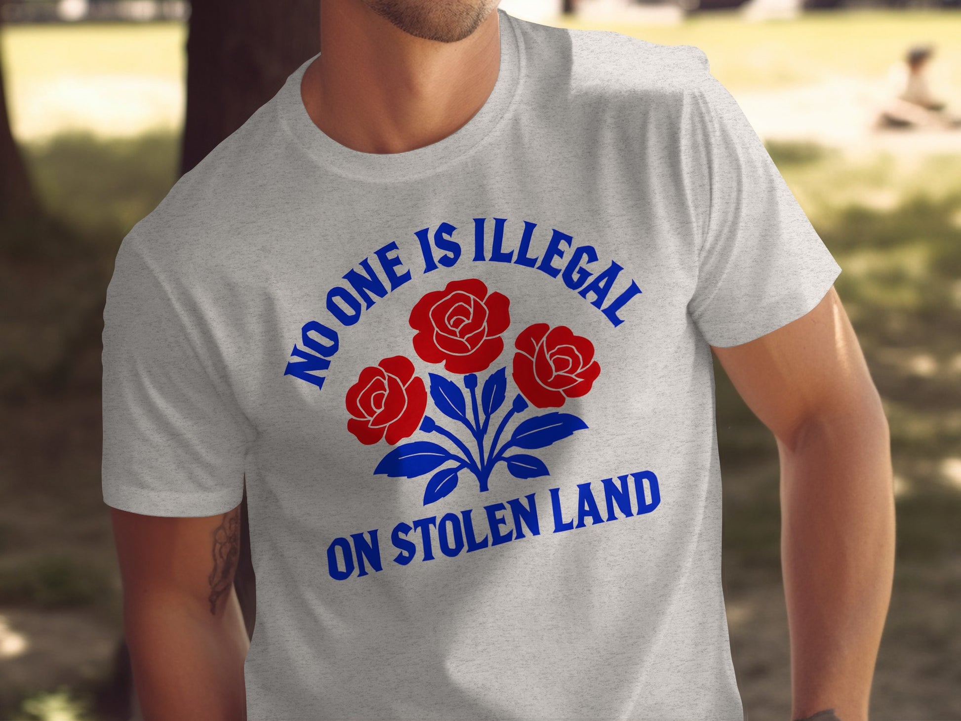 No One Is Illegal On Stolen Land T-shirt product