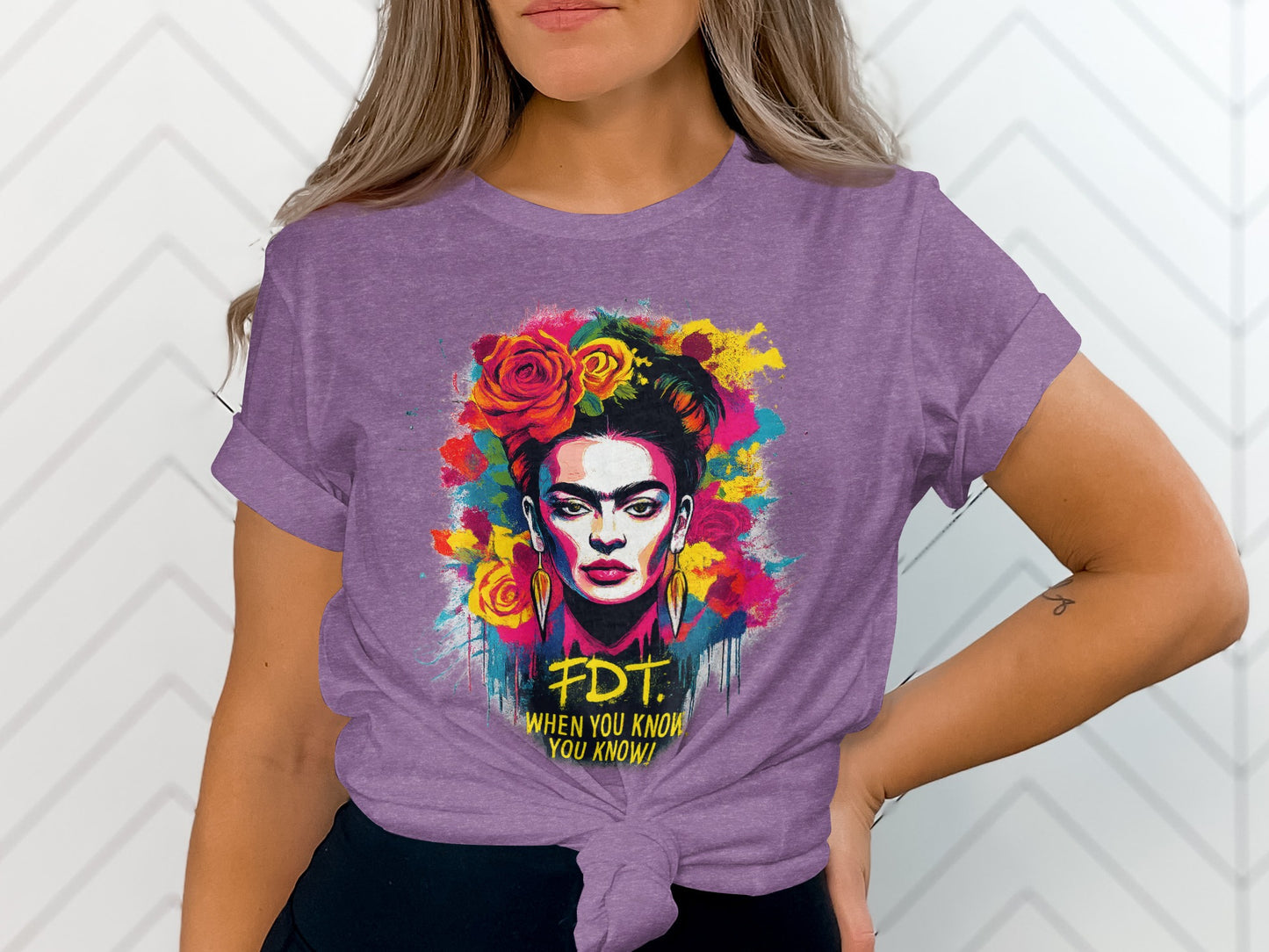 Vibrant Artistic FDT When You Know You Know T-Shirt product type