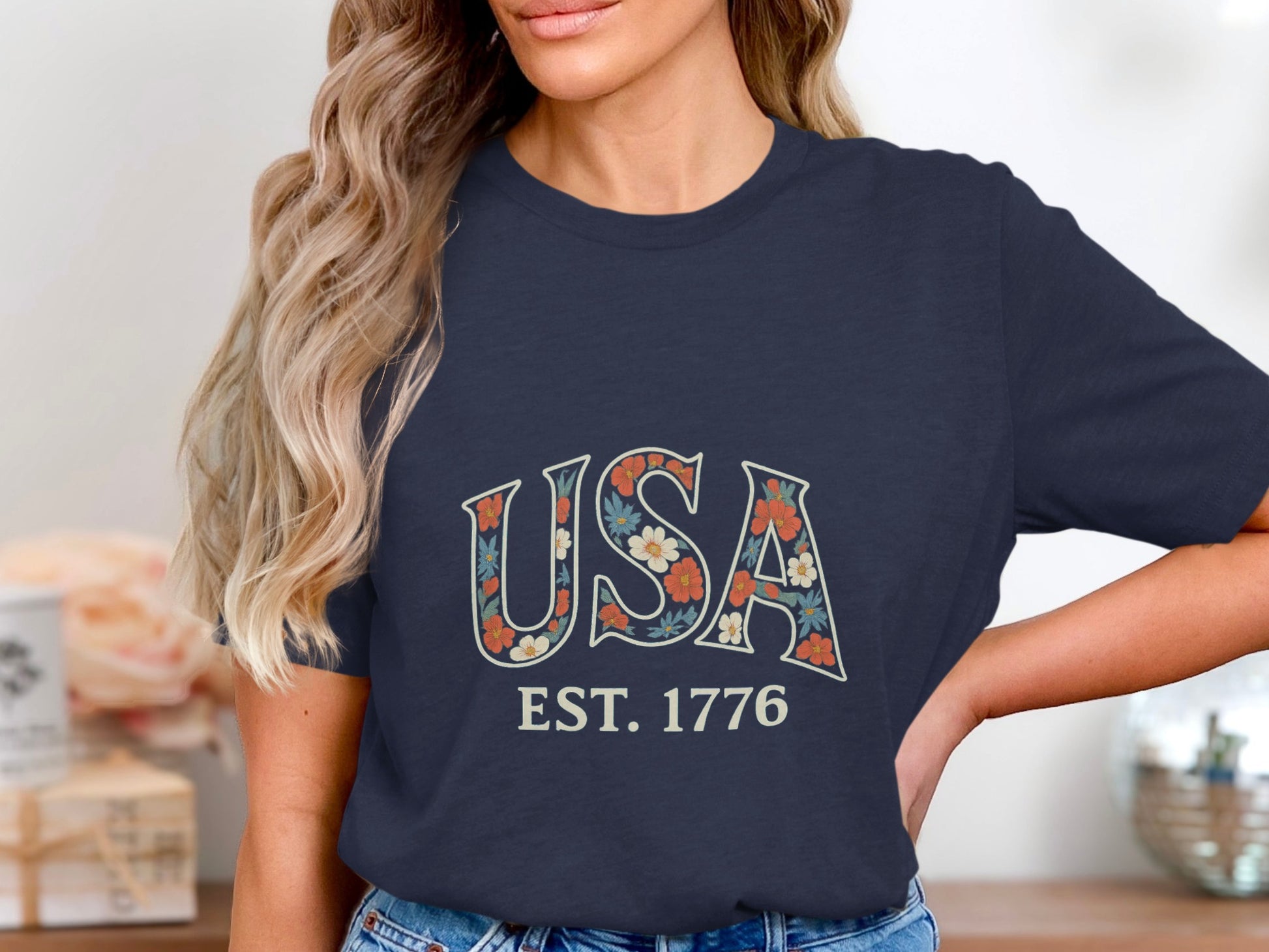 USA EST. 1776 Graphic Tee Shirt Product