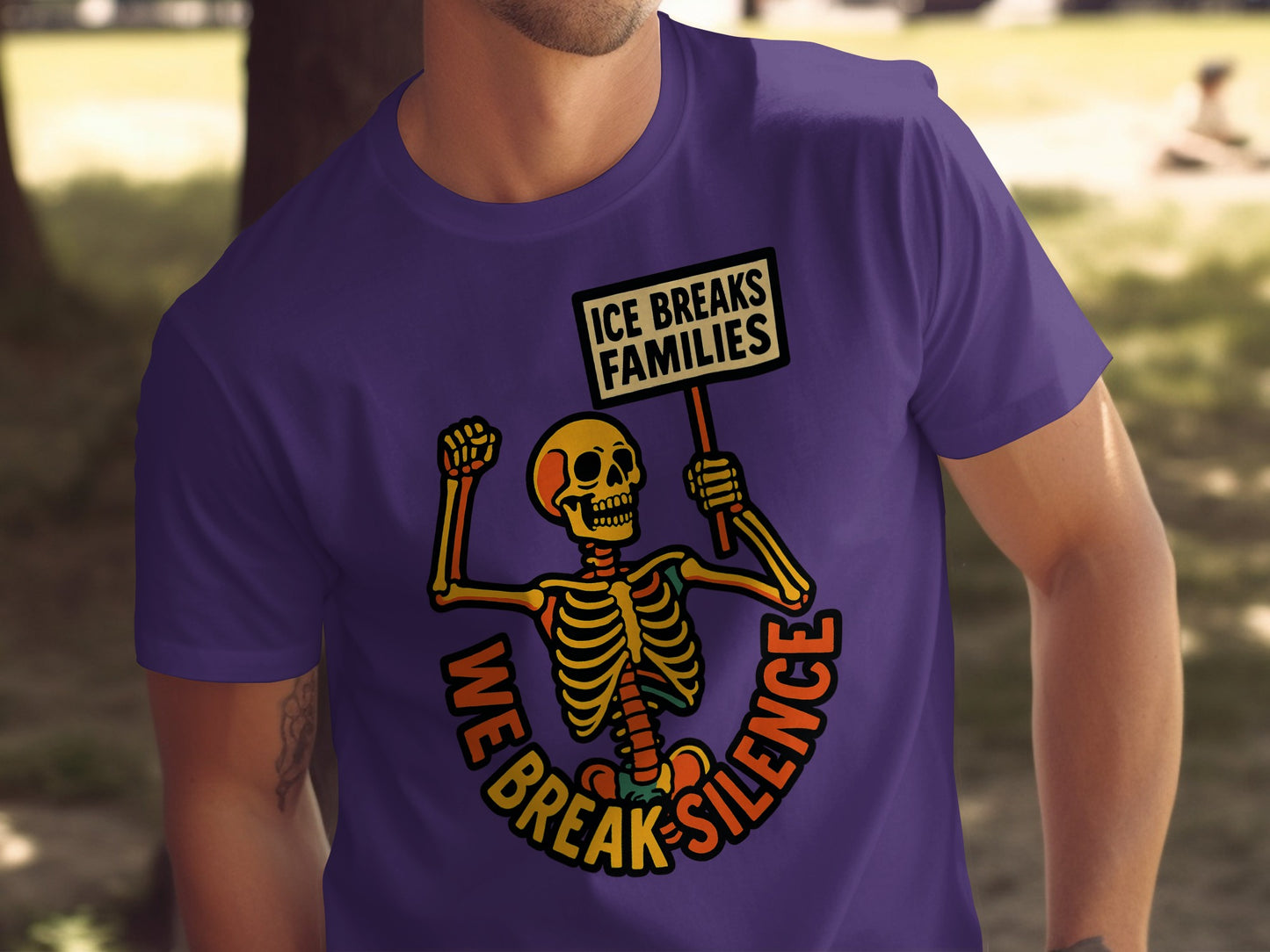 ICE Breaks Families We Break Silence T-Shirt Product