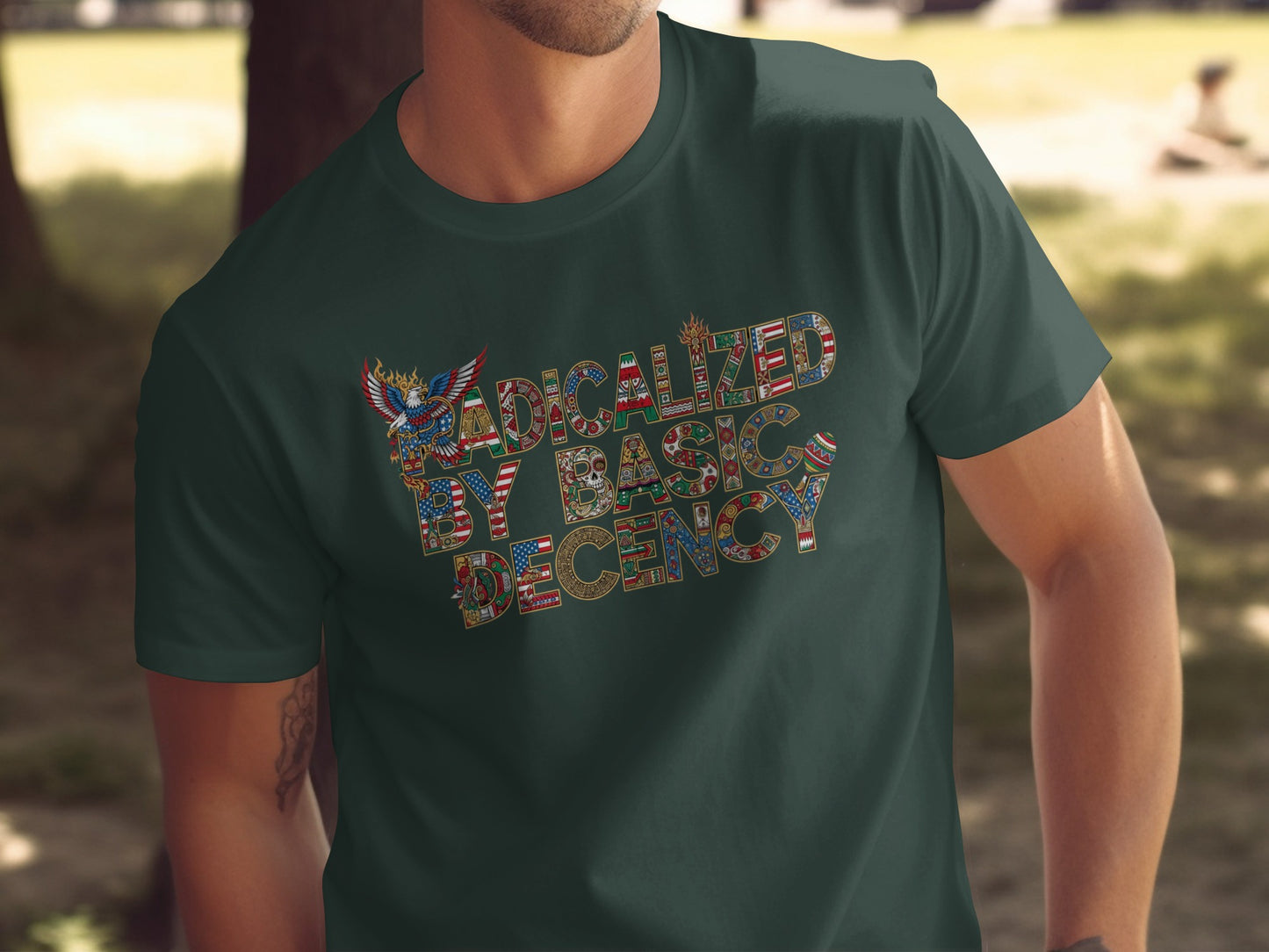 Radicalized by Basic Decency T-shirt product