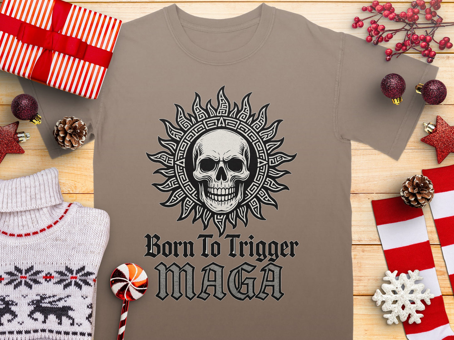 Born To Trigger MAGA Graphic T-shirt