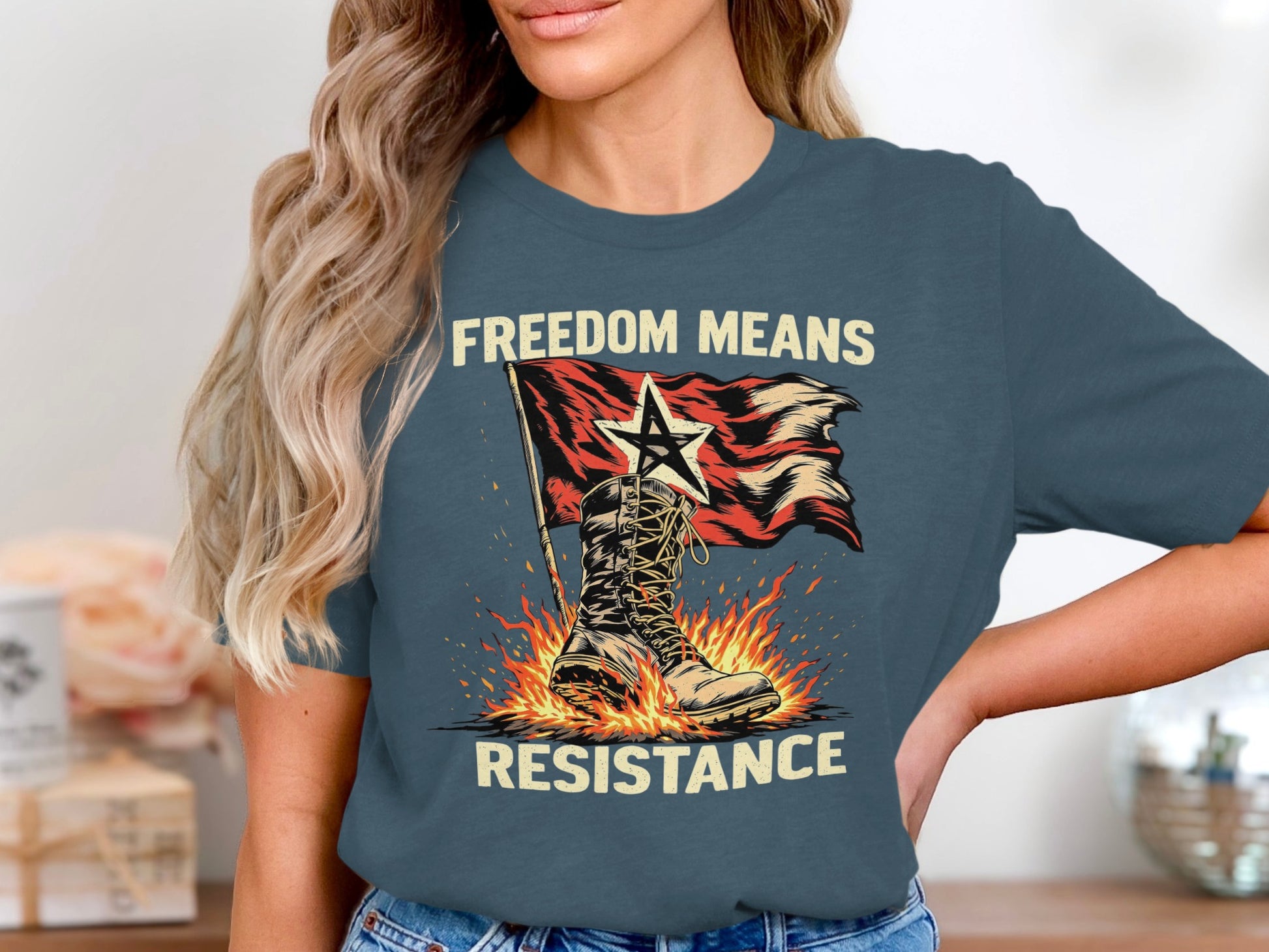 Freedom Means Resistance Graphic Tee