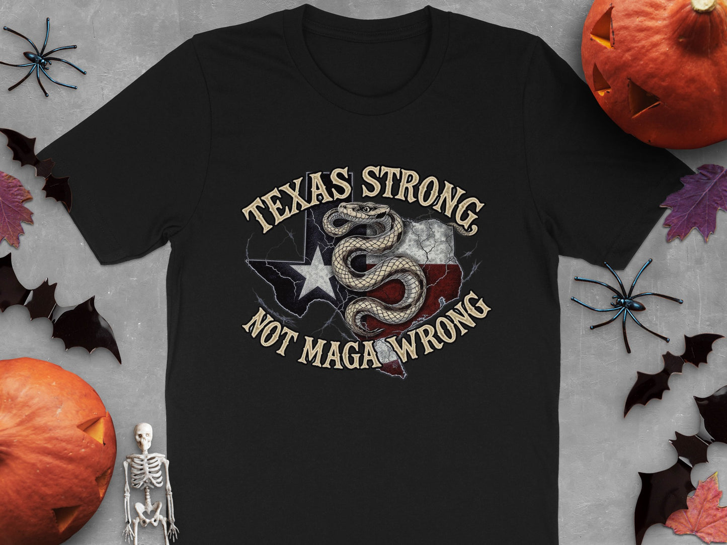 Texas Strong Not Maga Wrong T-Shirt product type