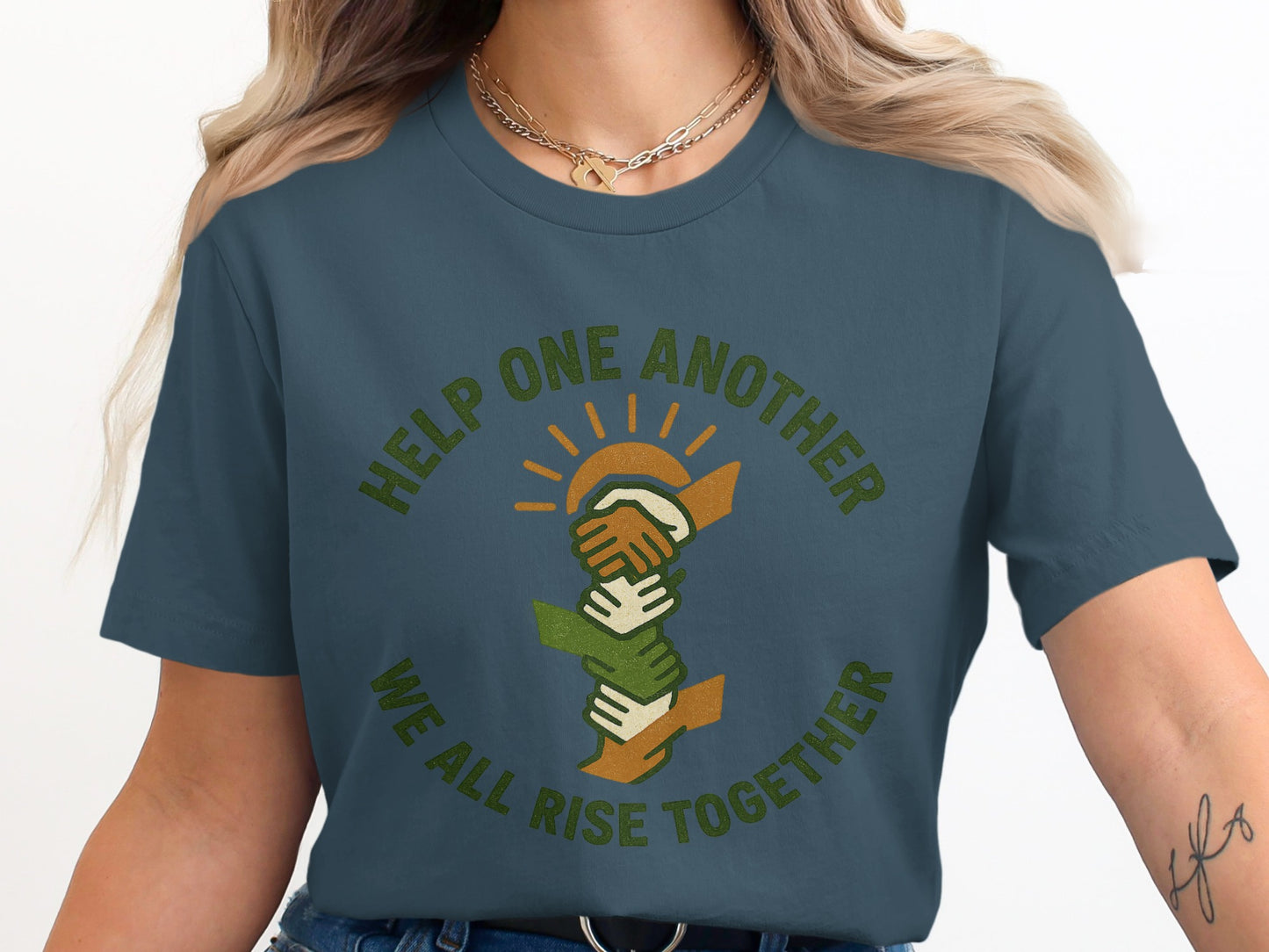 Help One Another We All Rise Together product
