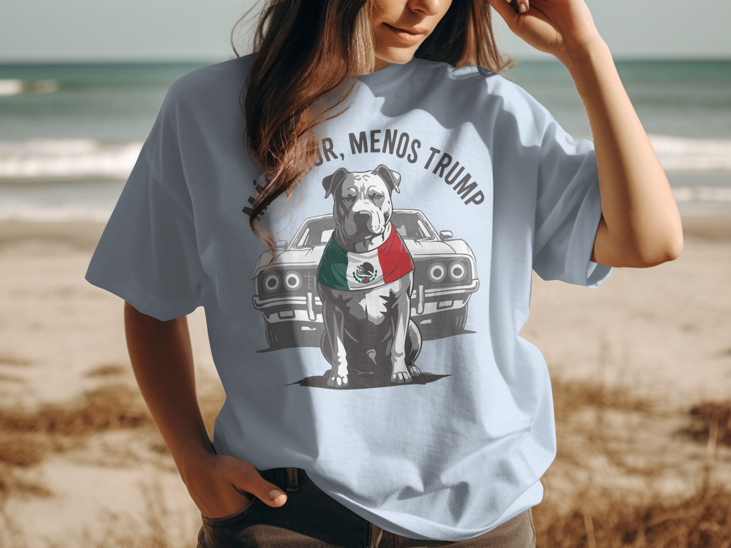 Menos Trump Creative Graphic T-Shirt Product