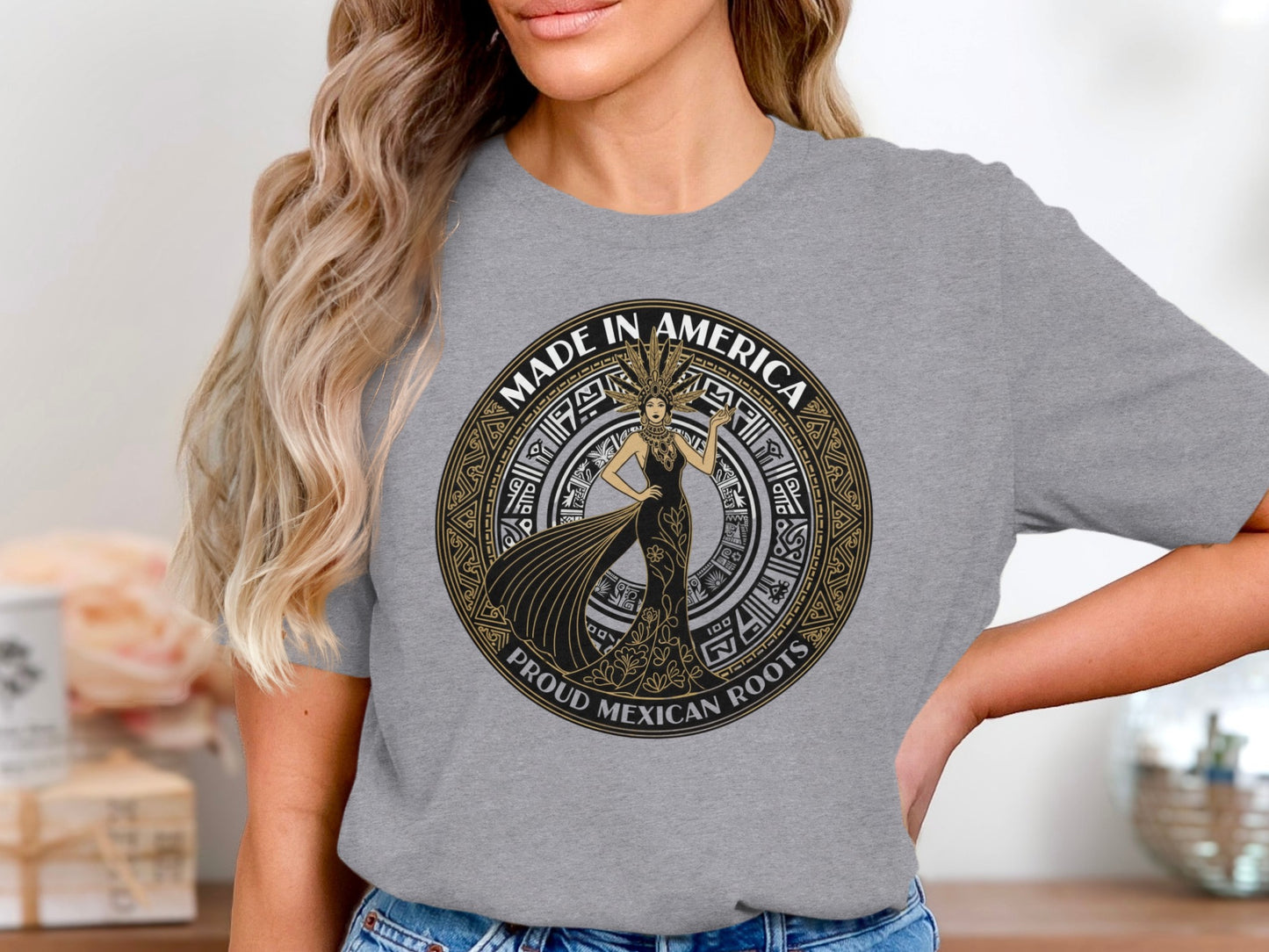 Made in America Proud Mexican Roots Graphic Tee product