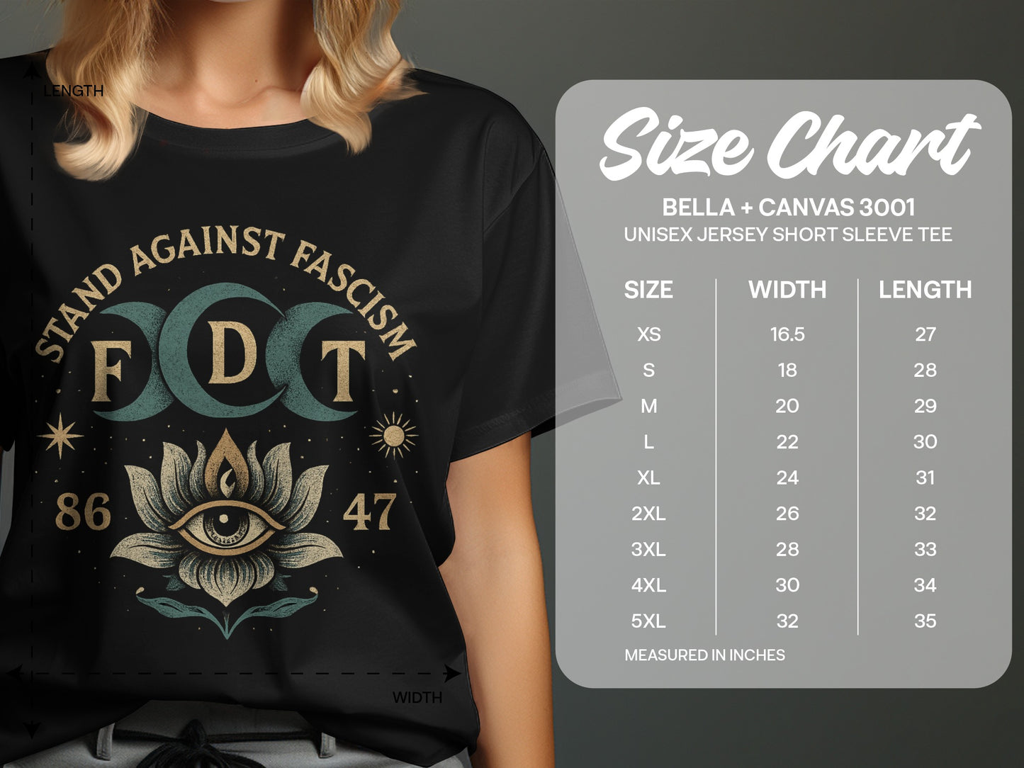 Stand Against Fascism Short Sleeve Tee product type