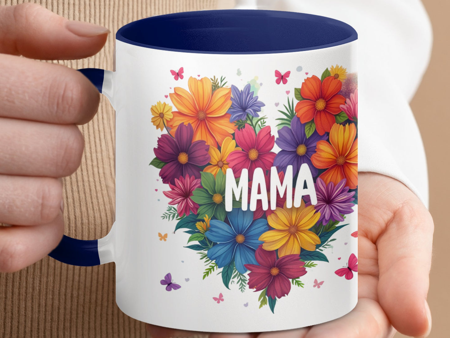 Vibrant Floral Mama Mug Perfect Gift Mug Product