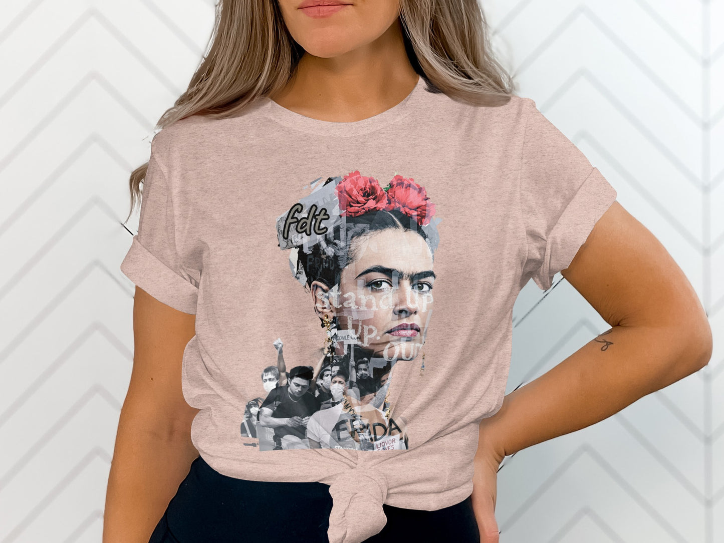 Stand up Graphic Tee with Artistic Design product
