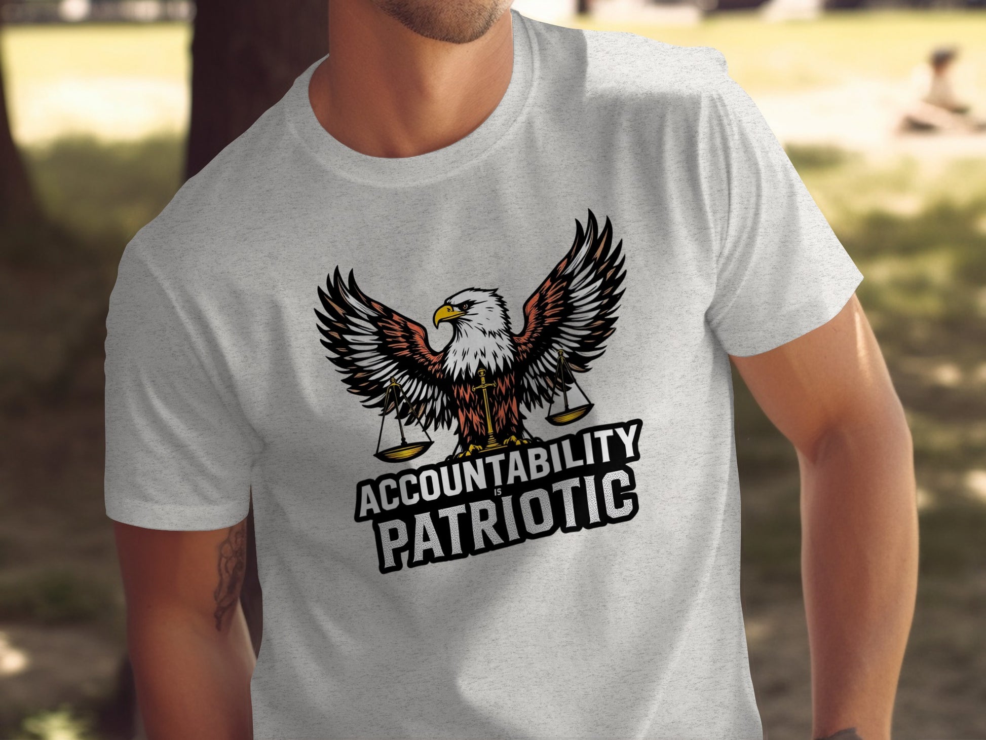 Accountability Patriotic Eagle Design Shirt product type