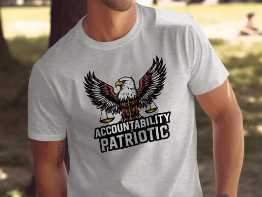 Accountability Patriotic Eagle Design Shirt product type