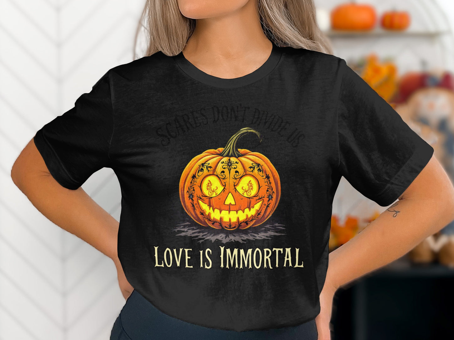 Scares Don't Divide Us Love Is Immortal t-shirt product