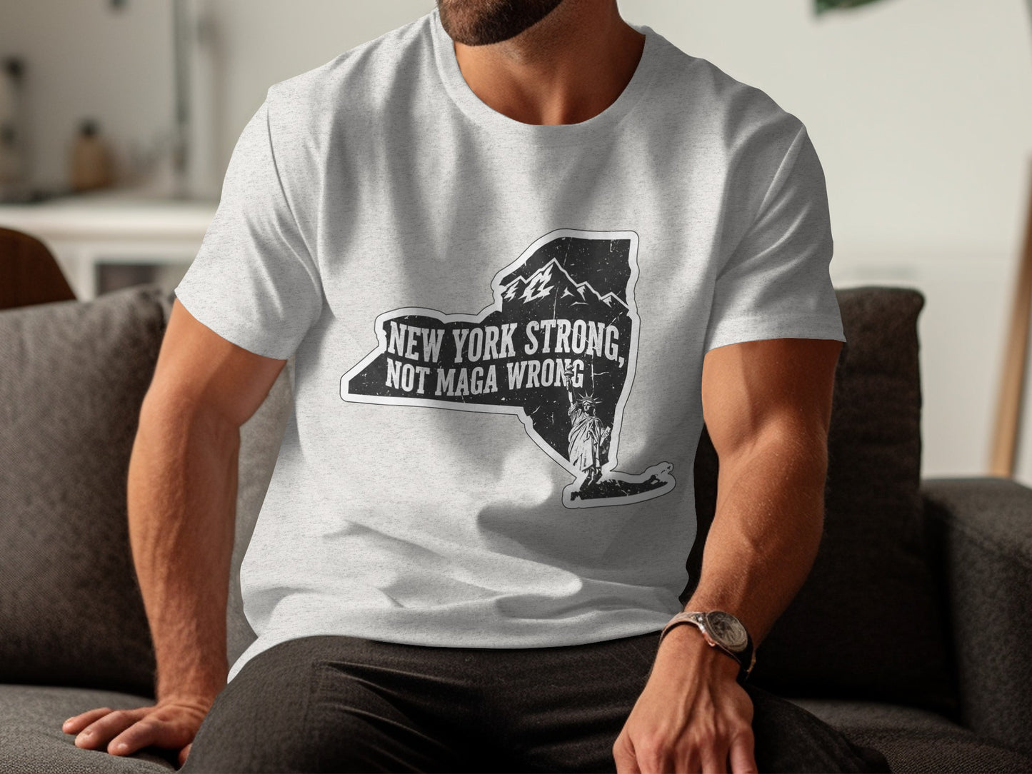 New York Strong Not MAGA Wrong Statement product