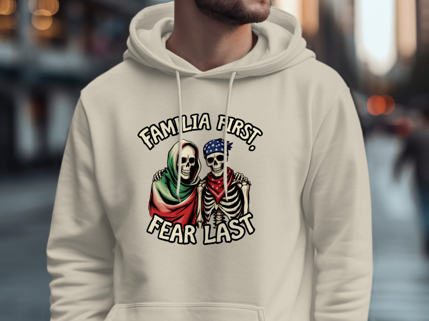 Familia First Fear Last Skeleton Hoodie product