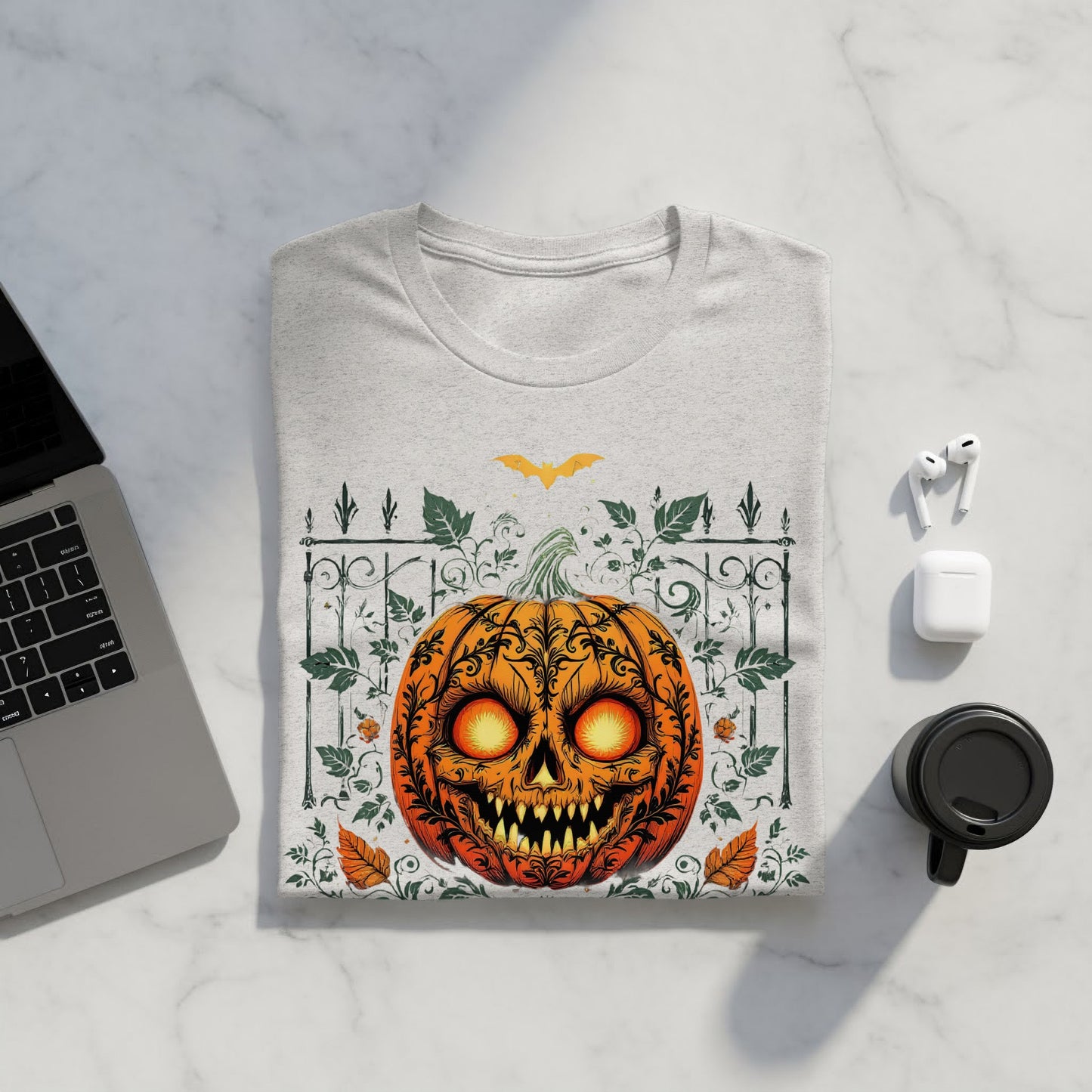 Pumpkin Halloween Jack-O'-Lantern Themed Shirt product