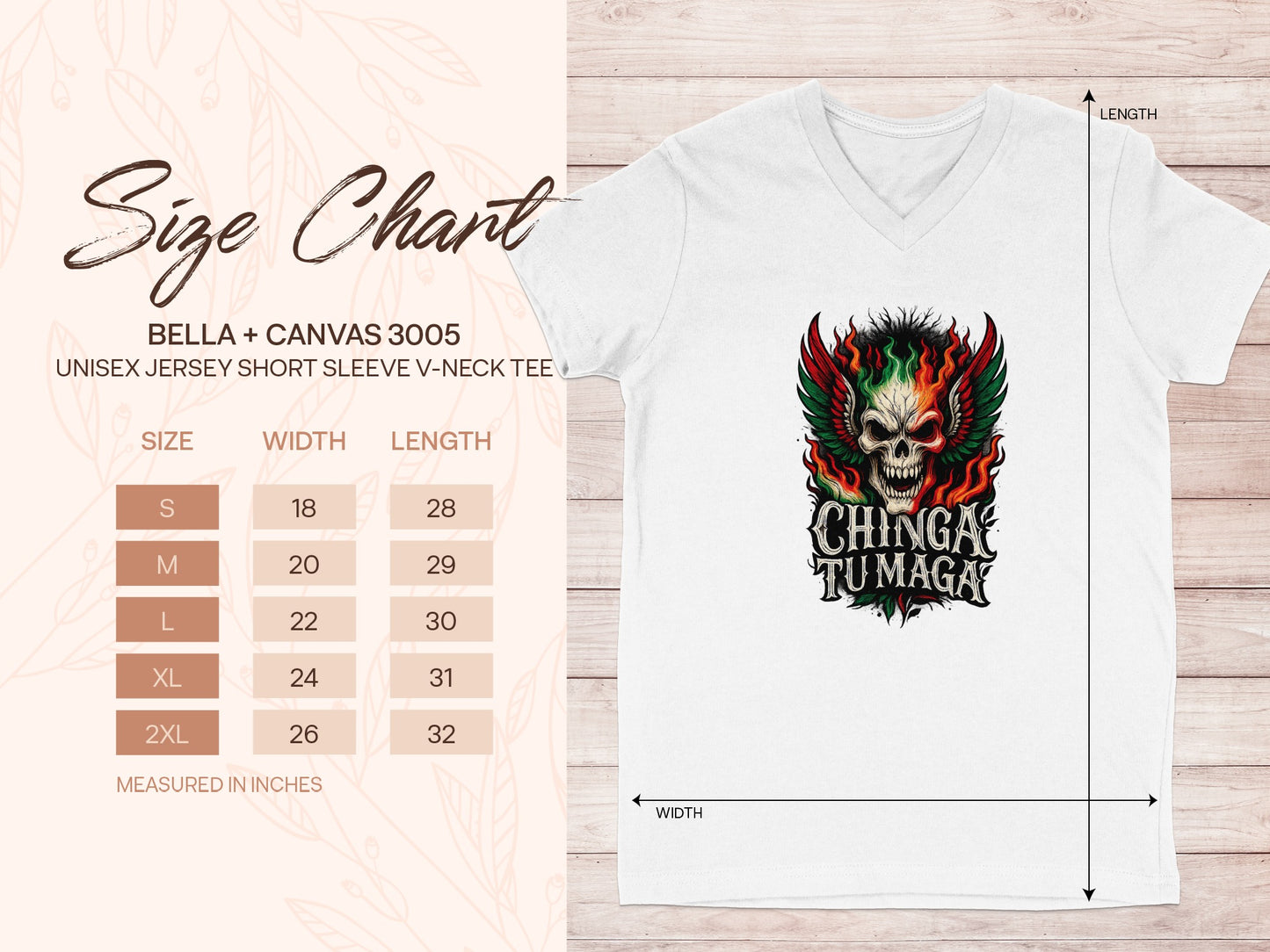 Skull with Colorful Flames Graphic Design T-Shirt Product