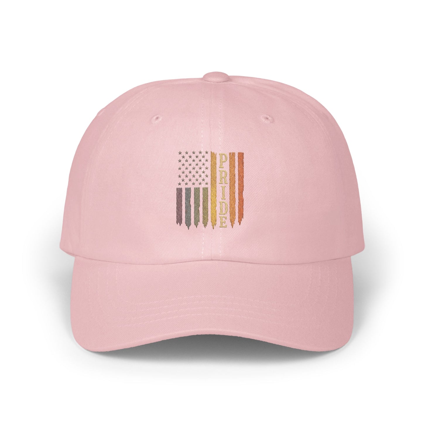 Pride American Flag Embroidery Design Hat product