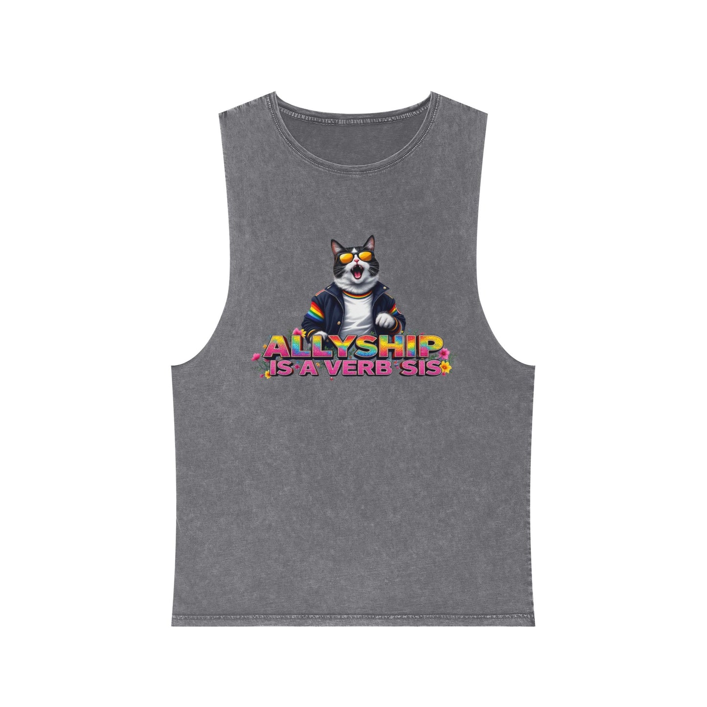 Unisex Stonewash Tank Top