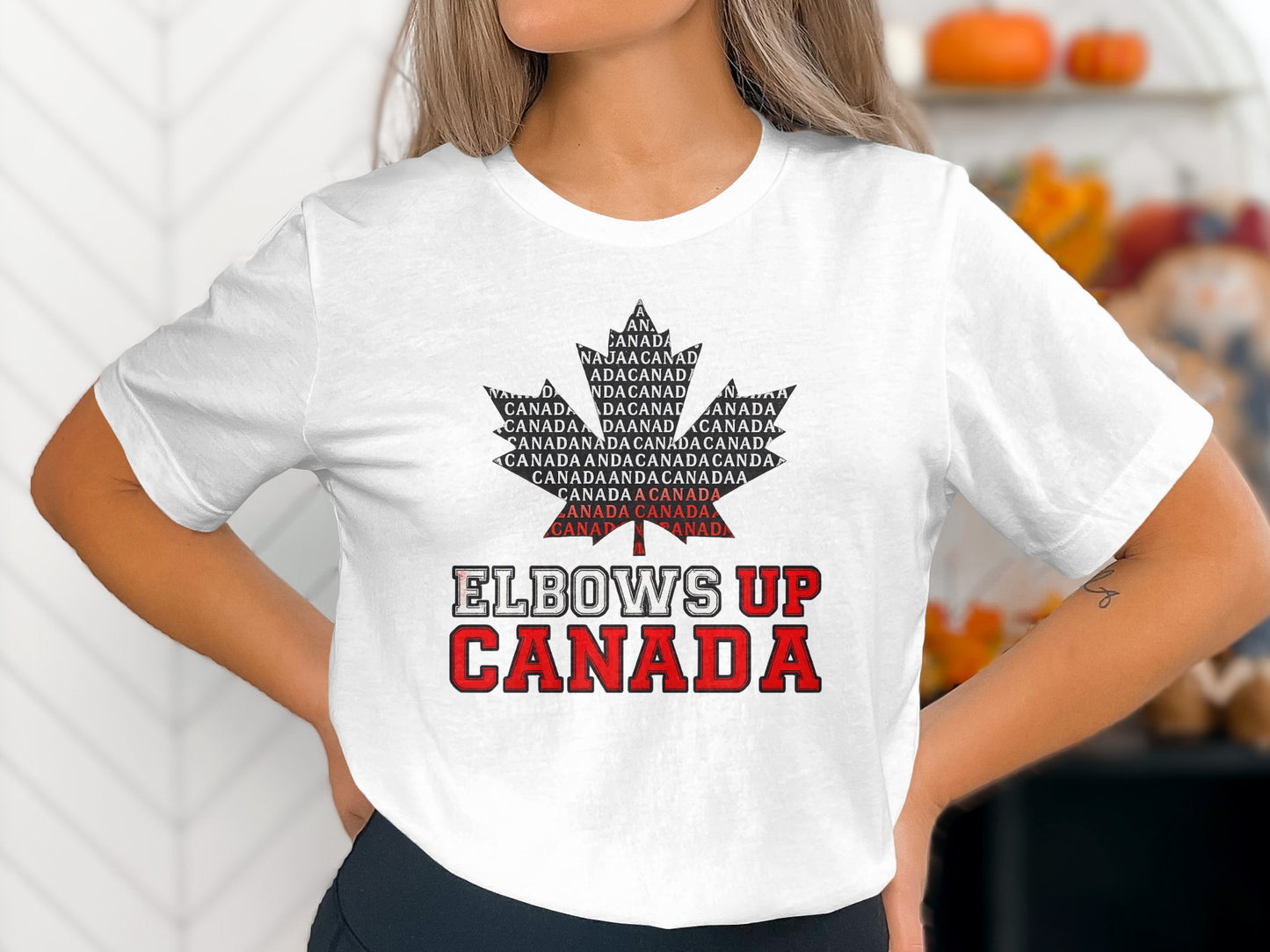Elbows Up Canada Graphic Tee Shirt product