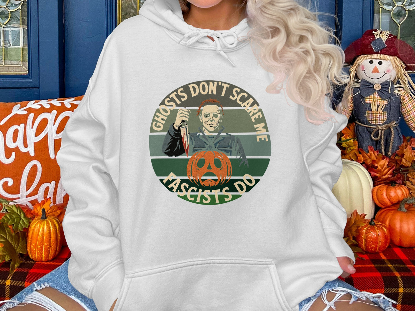 Ghosts Don't Scare Me Michael Myers Hoodie product
