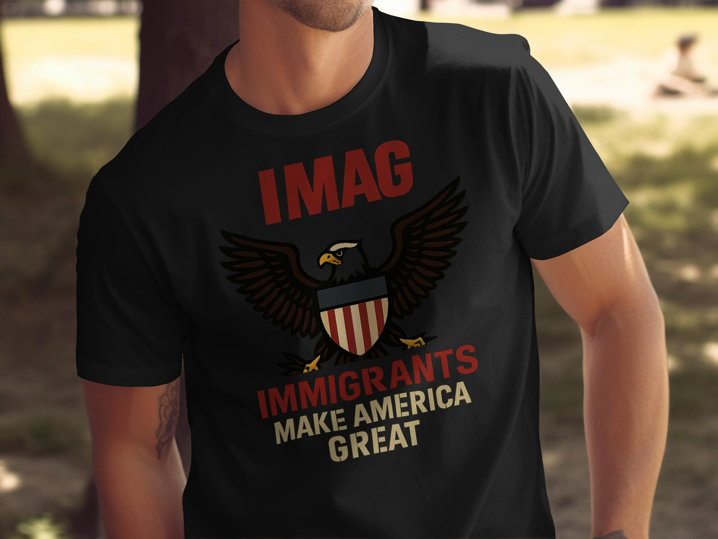 IMAG Immigrants Make America Great T-shirt product