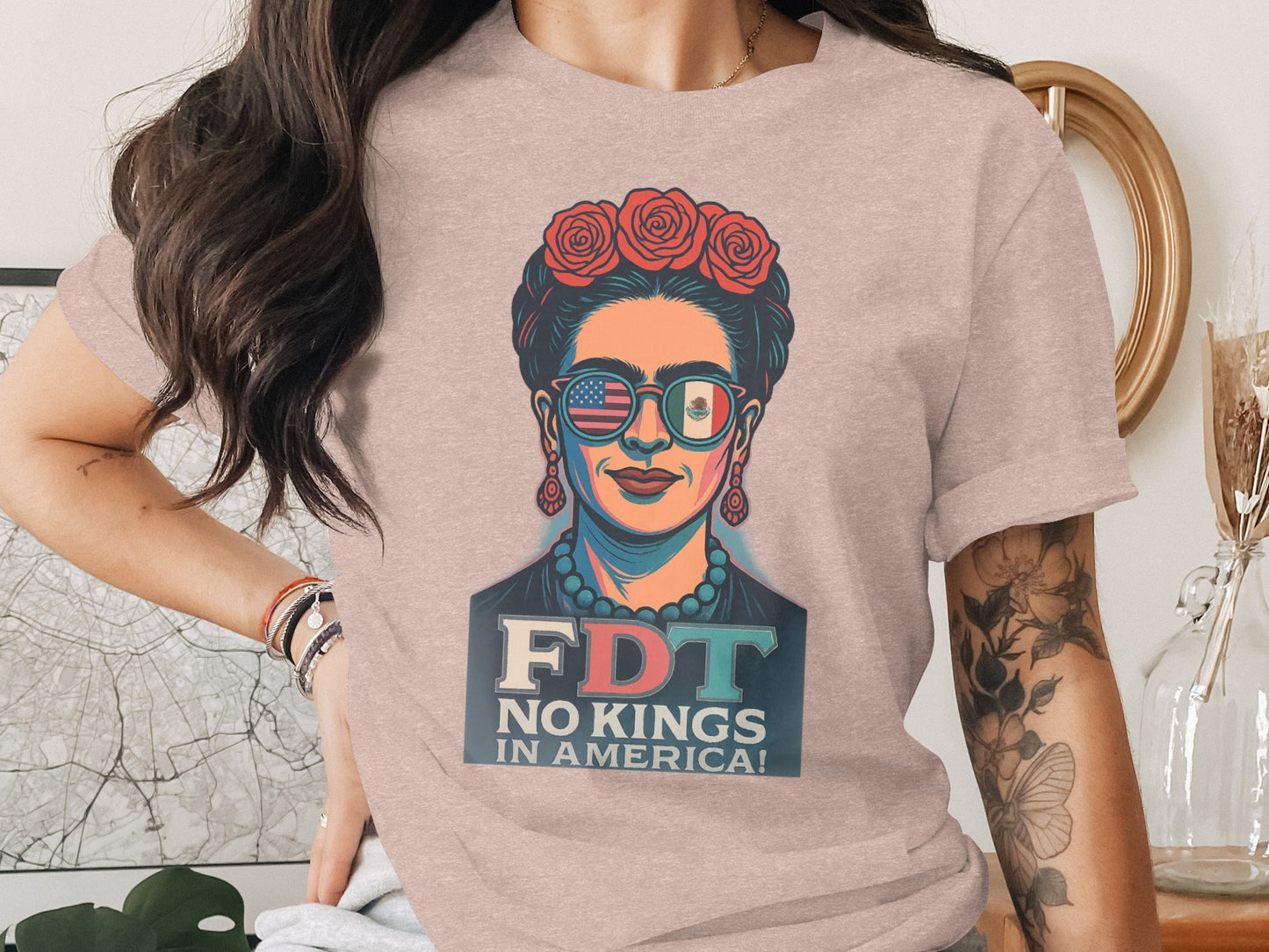 FDT No Kings in America Graphic Print T-Shirt product type