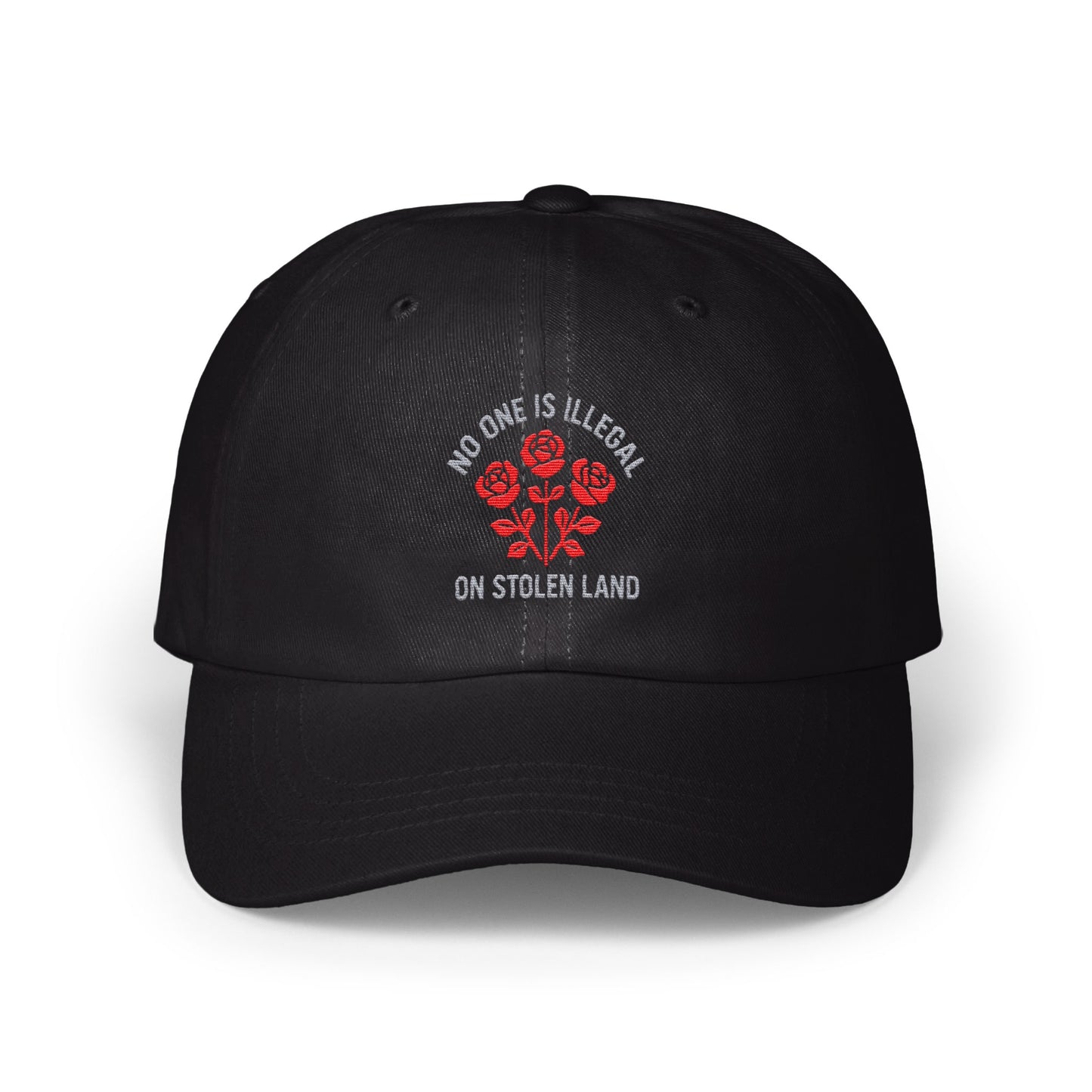 No One Is Illegal On Stolen Land Embroidered Hat product