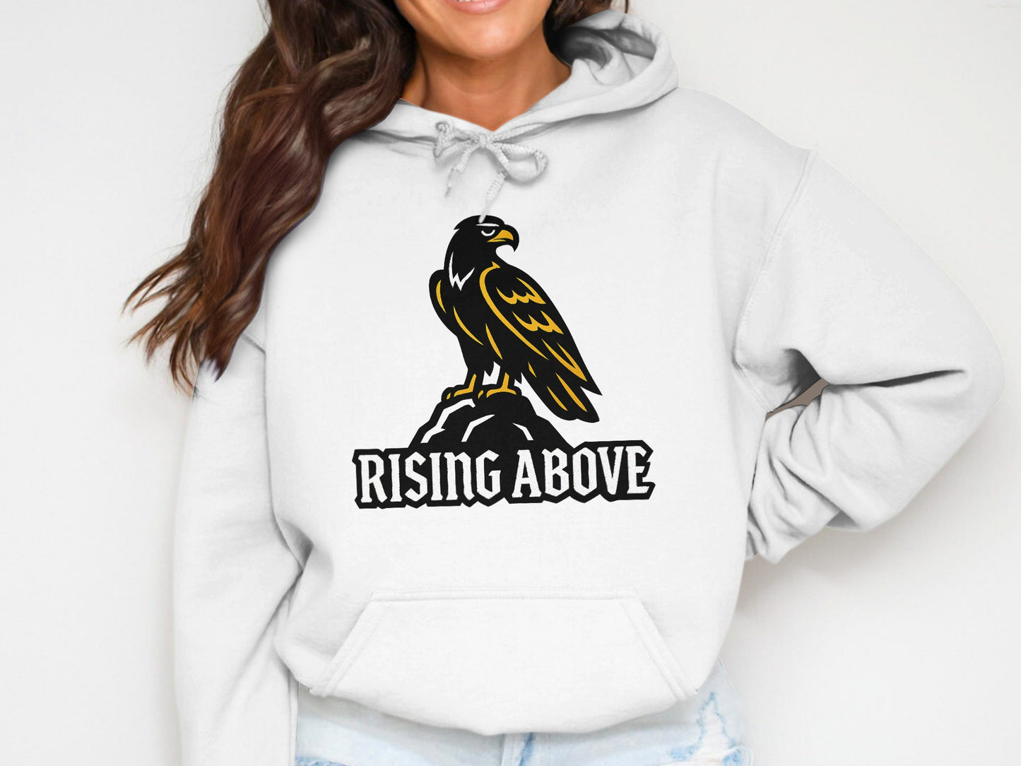 Rising Above Graphic Print Hoodie product type
