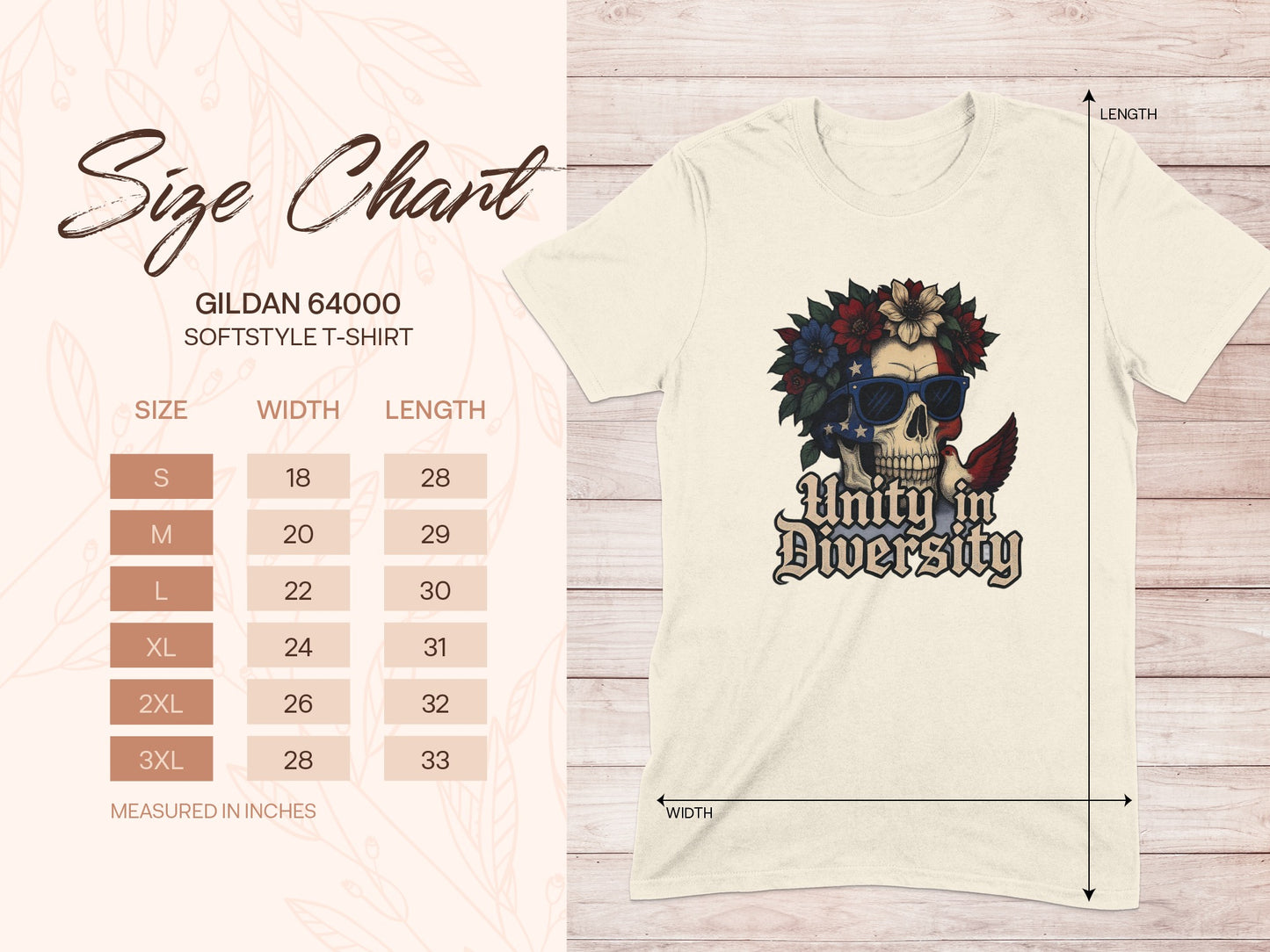 Unity in Diversity Skull Design Graphic T-Shirt product