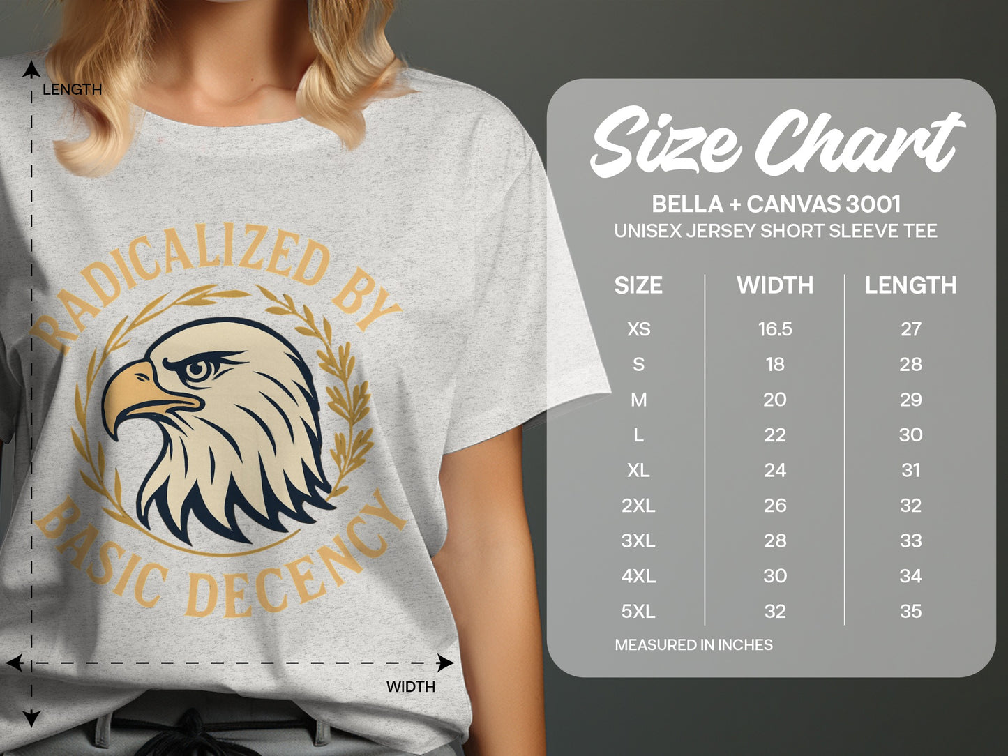 Radicalized by Basic Decency Short Sleeve Tee product
