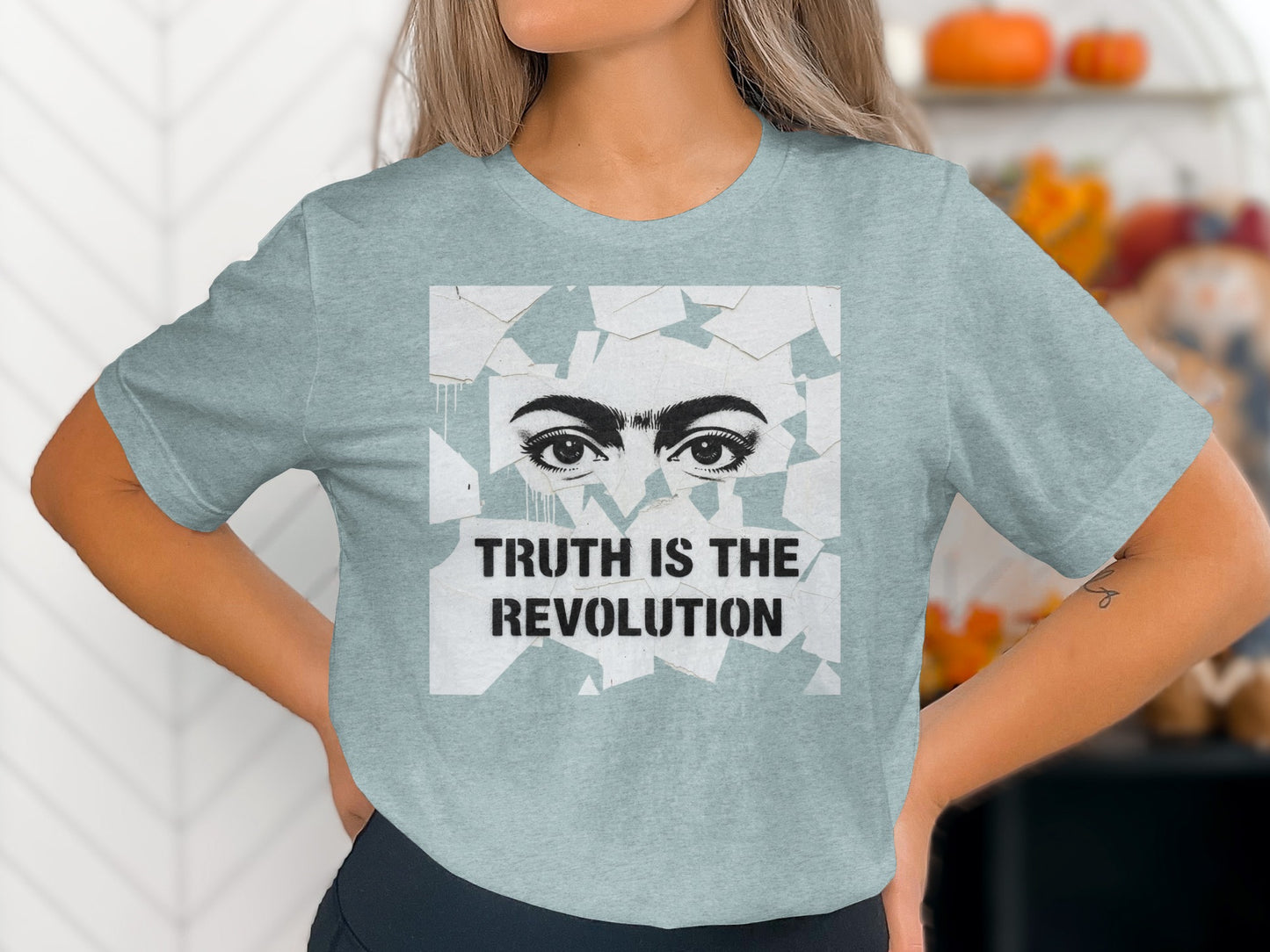 Truth is the Revolution Graphic Eyes T-Shirt product type