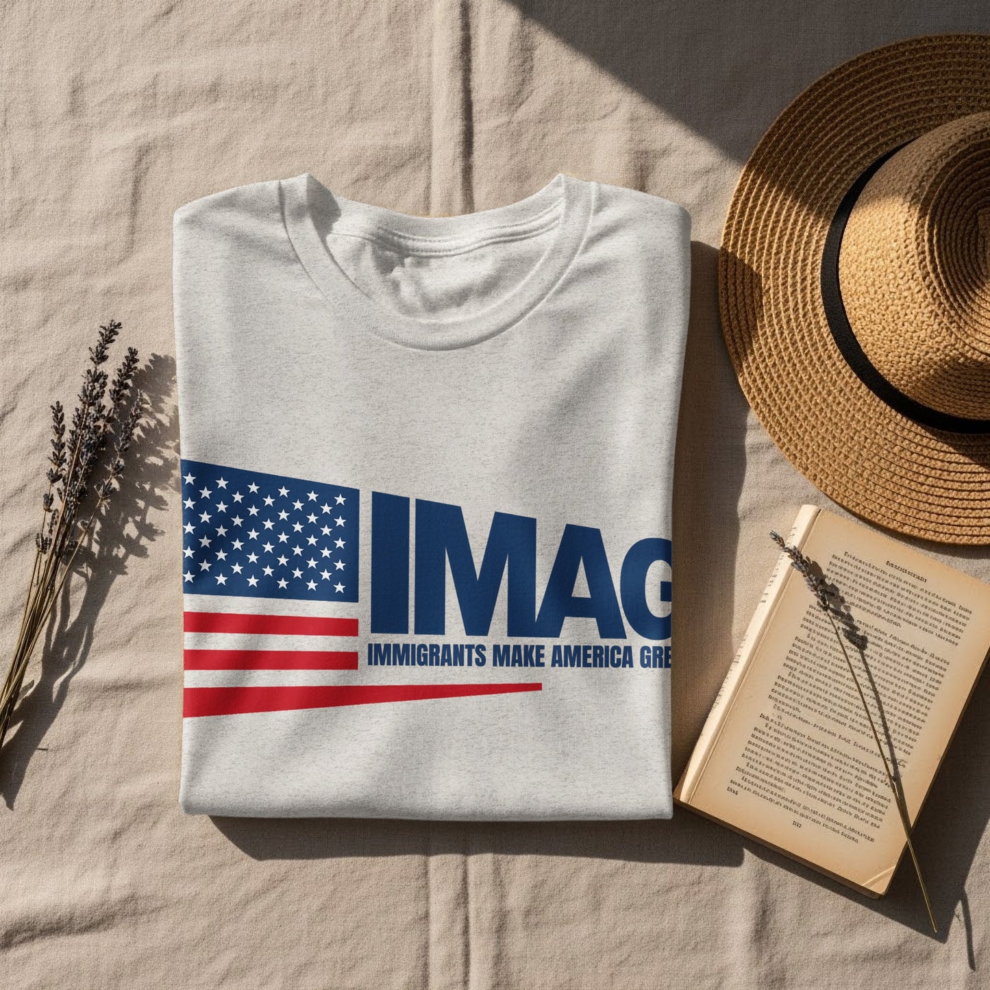 Immigrants Make America Great Printed T-shirt product
