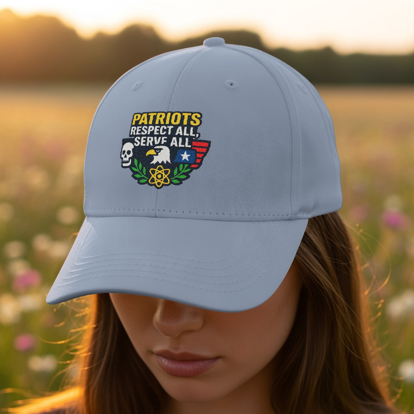 Patriots Respect All Serve All Emblem Hat product type
