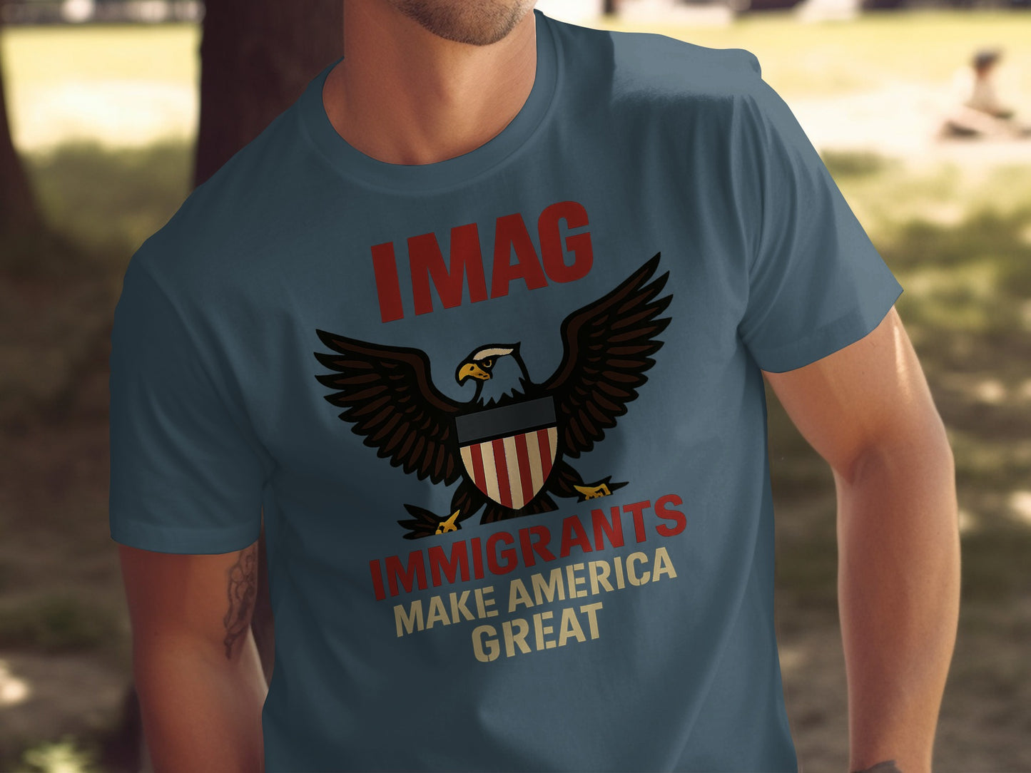 IMAG Immigrants Make America Great T-Shirt product