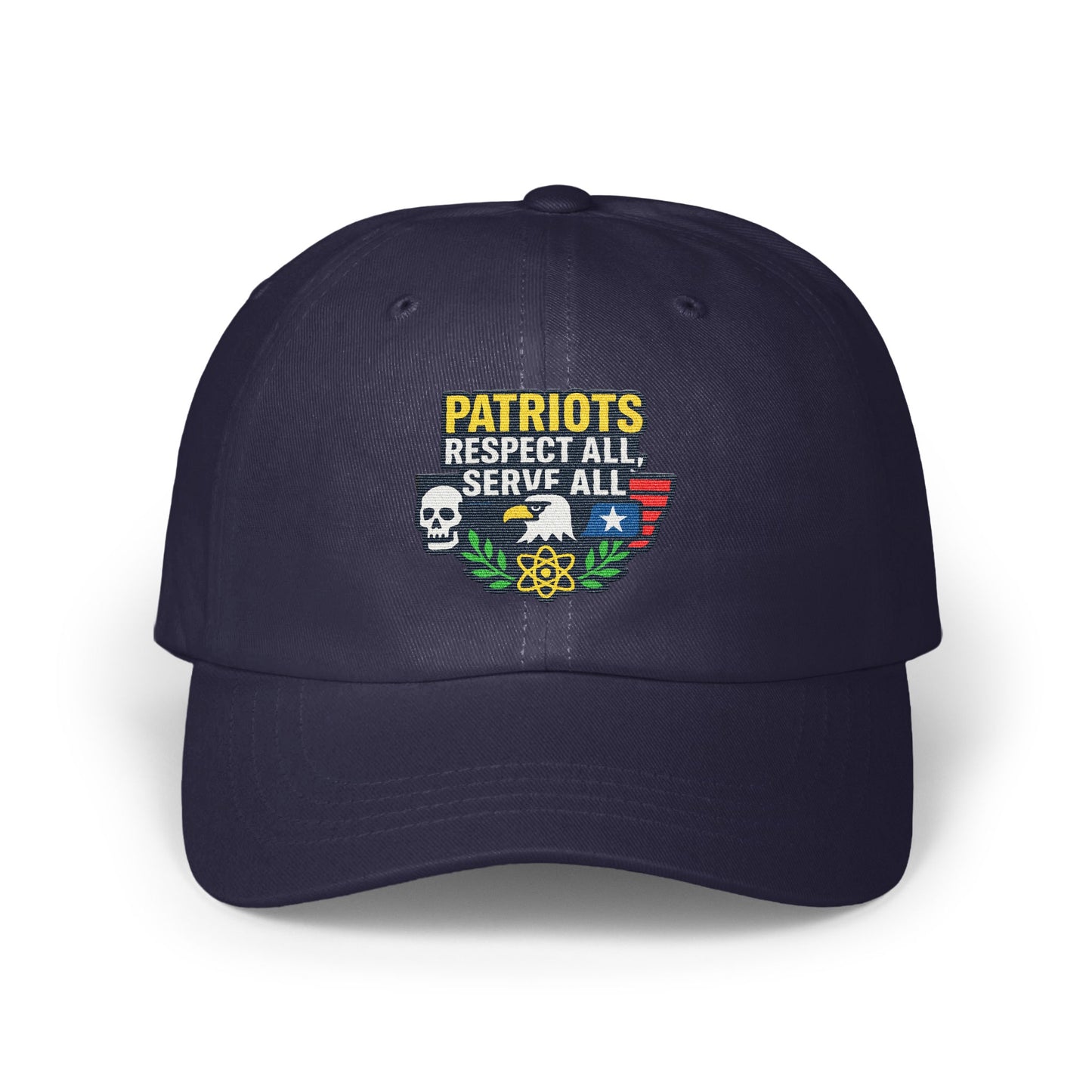 Patriots Respect All Serve All Embroidered Hat product