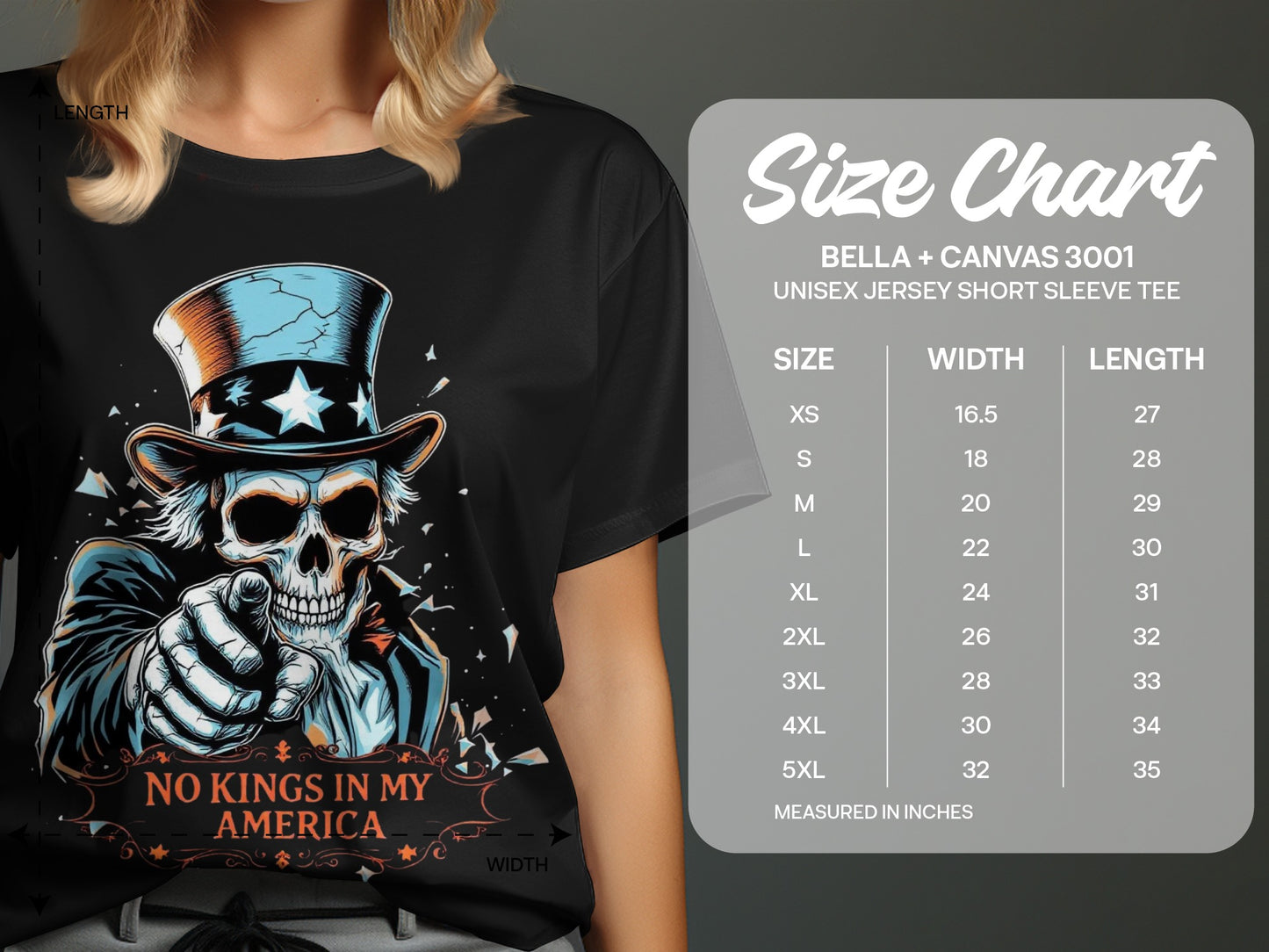 No Kings in My America Unisex Jersey Tee product type