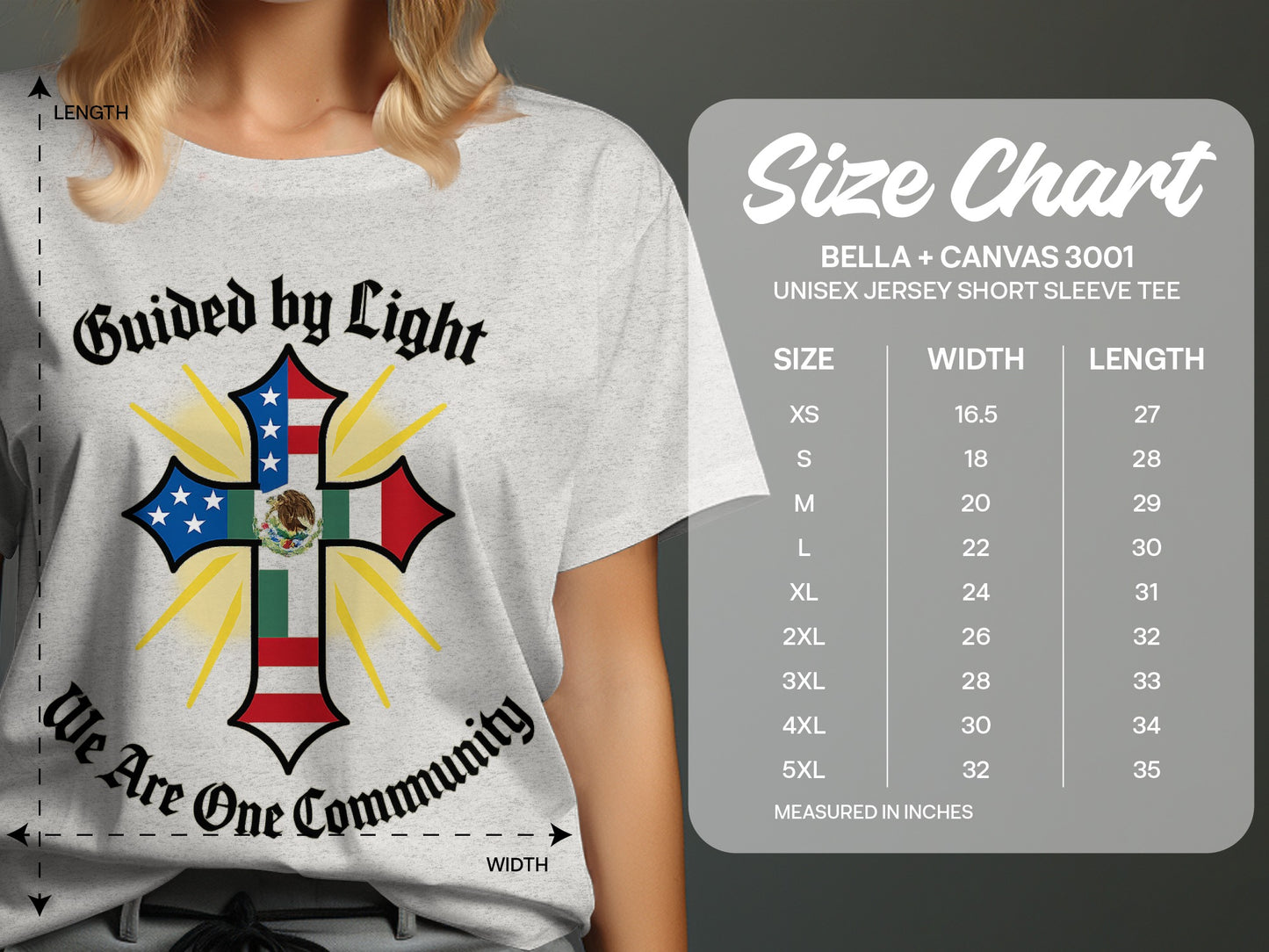 Guided by Light We Are One Community Tee product