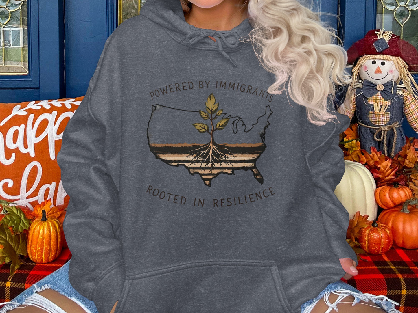 Powered by Immigrants Hooded Sweatshirt product