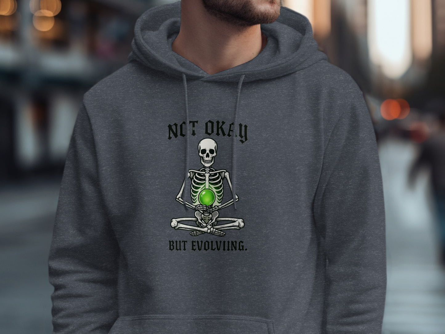 Not Okay But Evolving Graphic Hoodie product