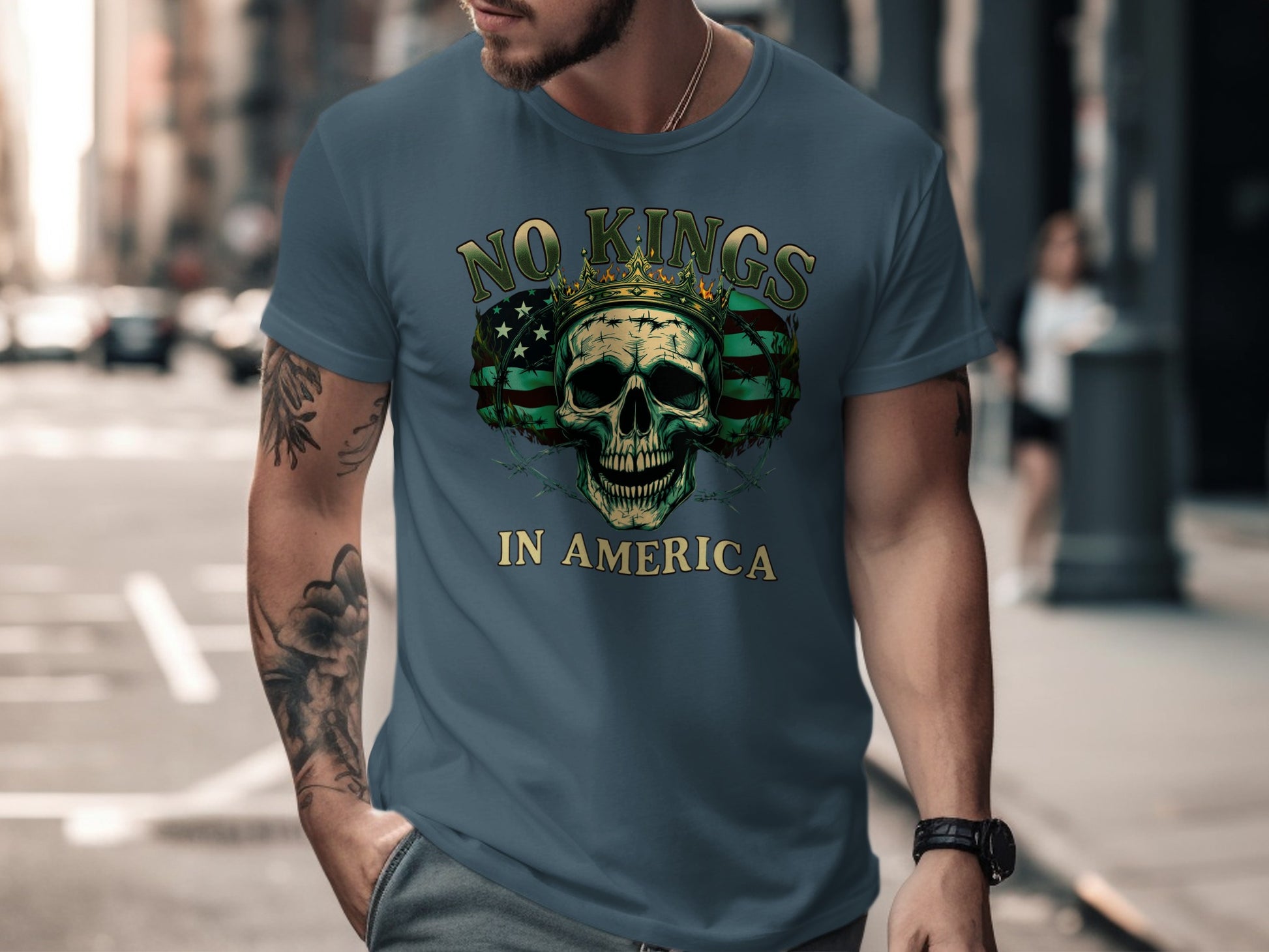 Men's No Kings In America Graphic Tee
