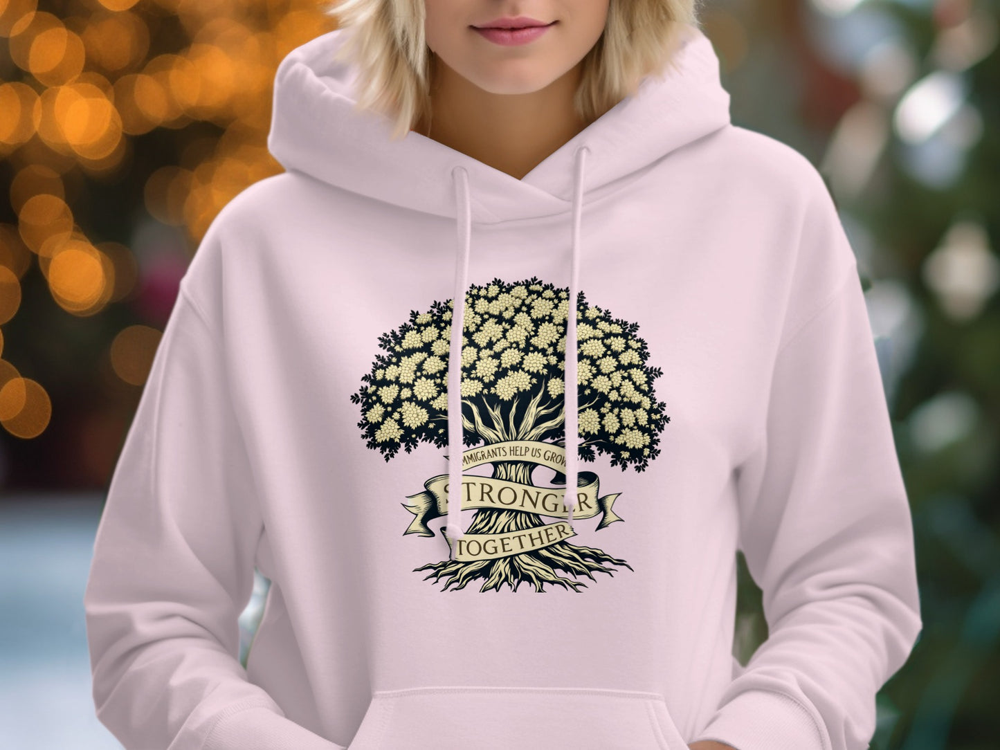 Stronger Together Motivational Graphic Hoodie product