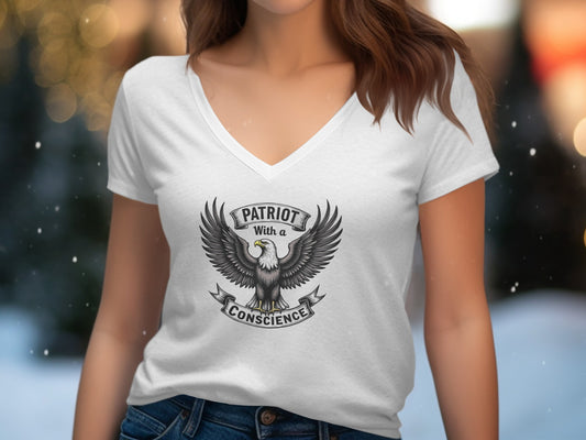 Patriot With a Conscience Eagle Graphic Tee product