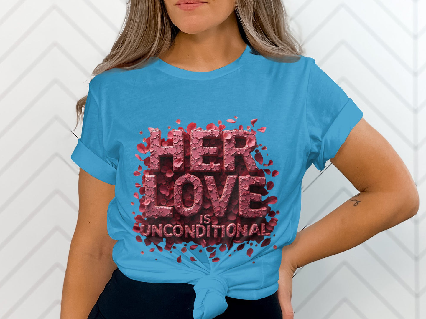 Her Love Is Unconditional Graphic Tee product type
