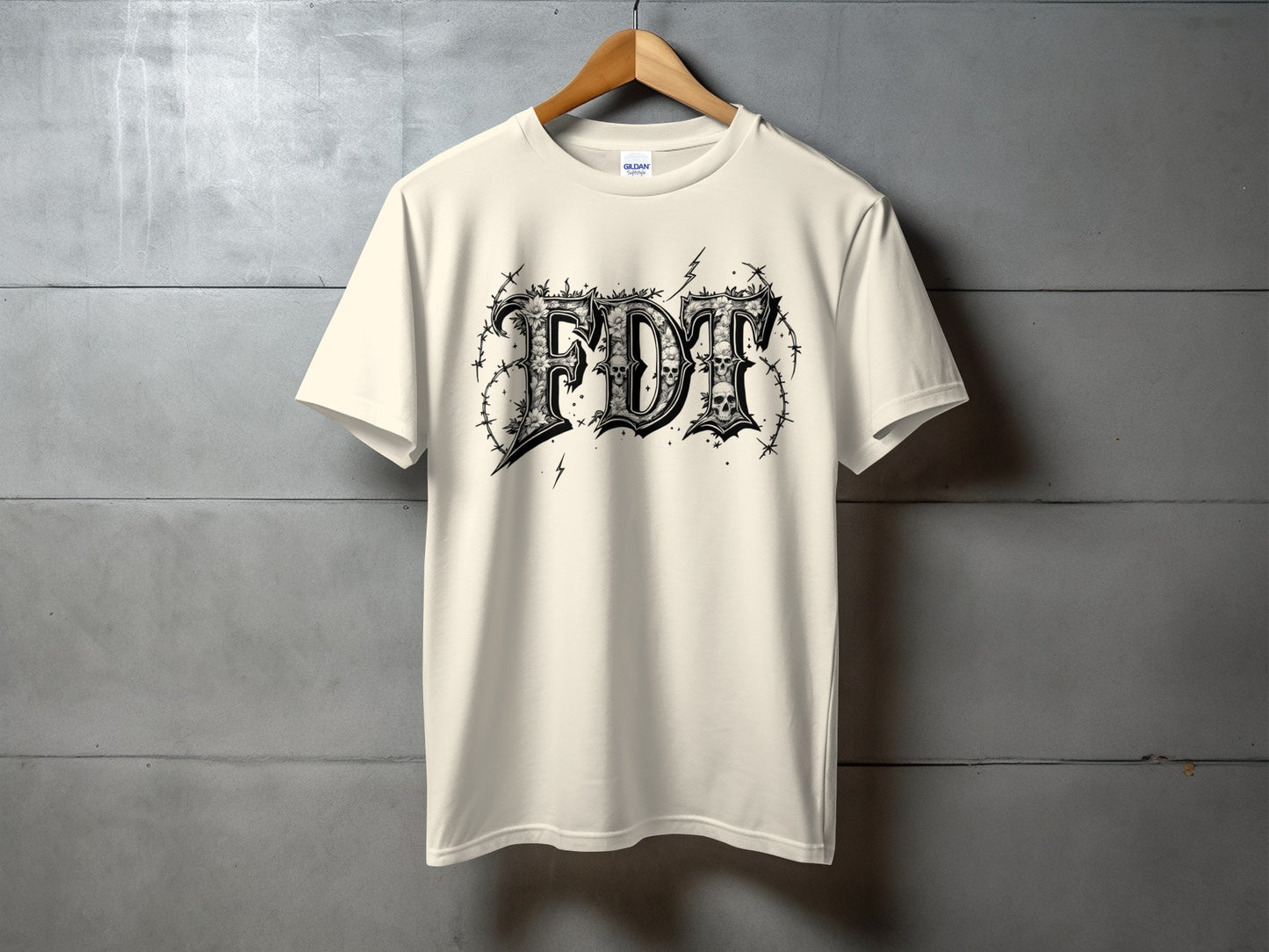 Edgy Graphic FDT Design Printed T-shirt product