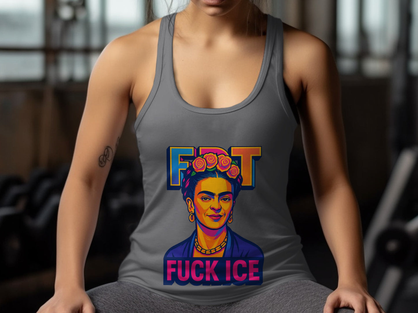 FDT Fuck ICE Creative Graphic Tank Top product